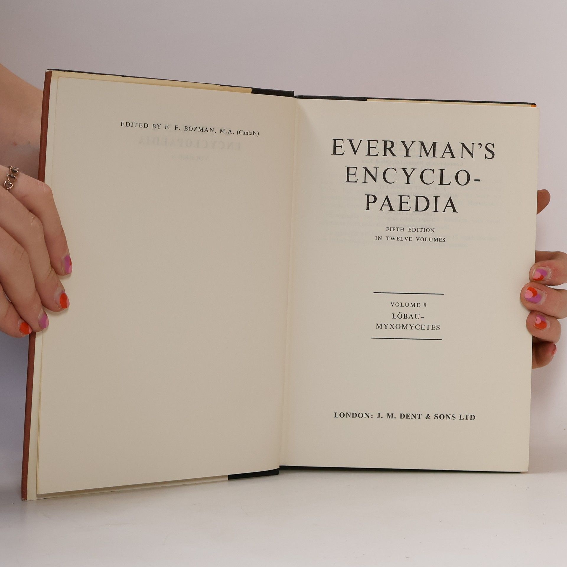 Kolektív autorov Everyman's Encyclopaedia 8. Löbau-Myxomycetes