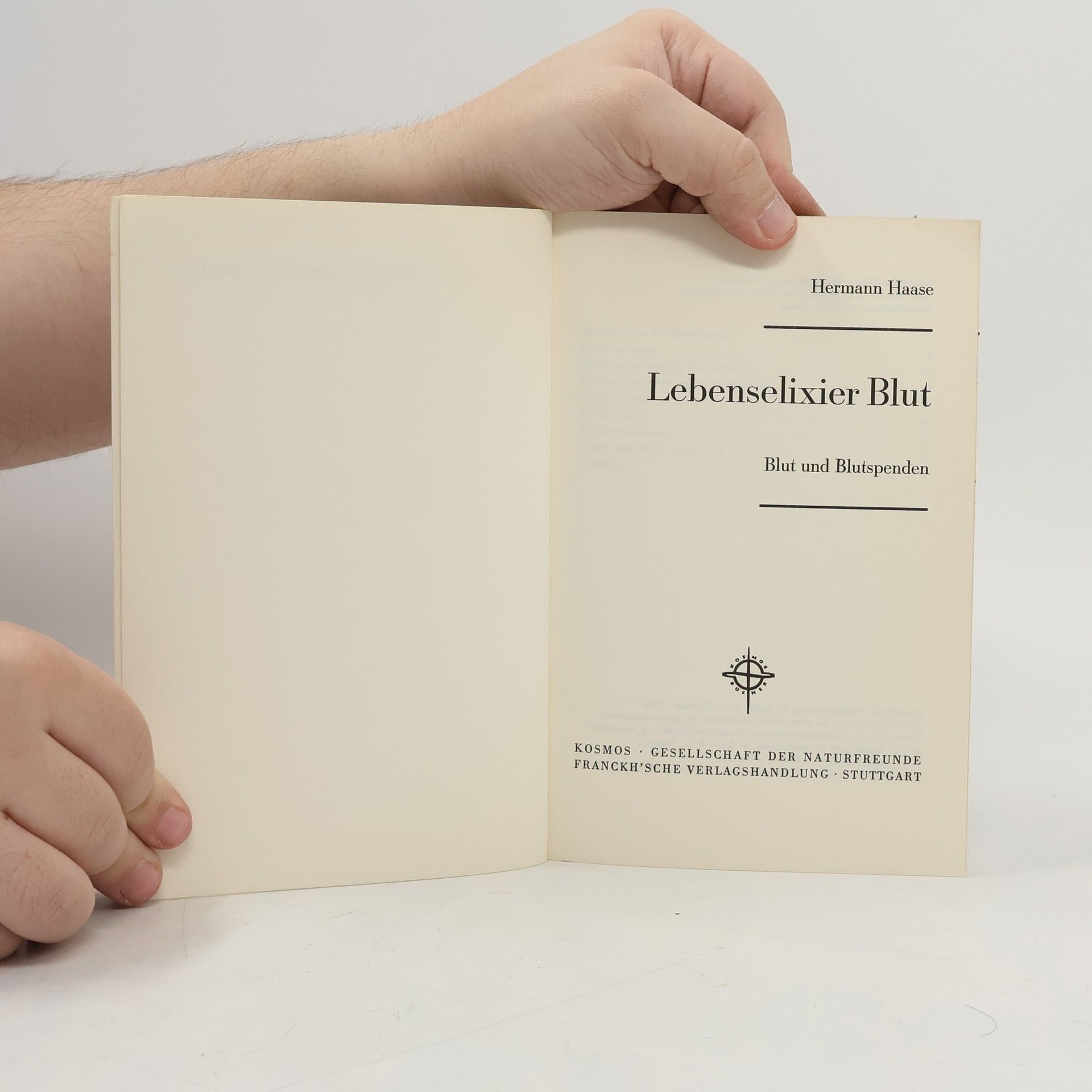 Hermann Haase Lebenselixier Blut