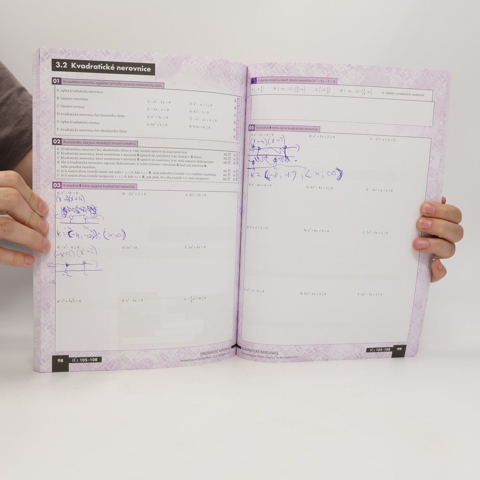 Autorenkollektiv Matematika pro střední školy 2. díl : pracovní sešit