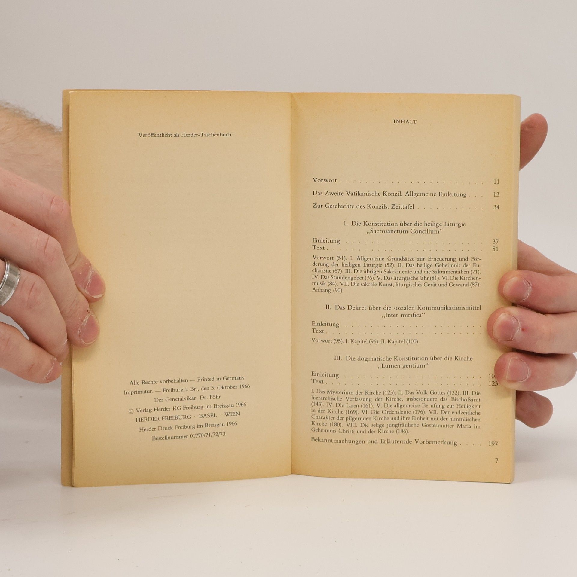 Herbert Vorgrimler Kleines Konzilskompendium