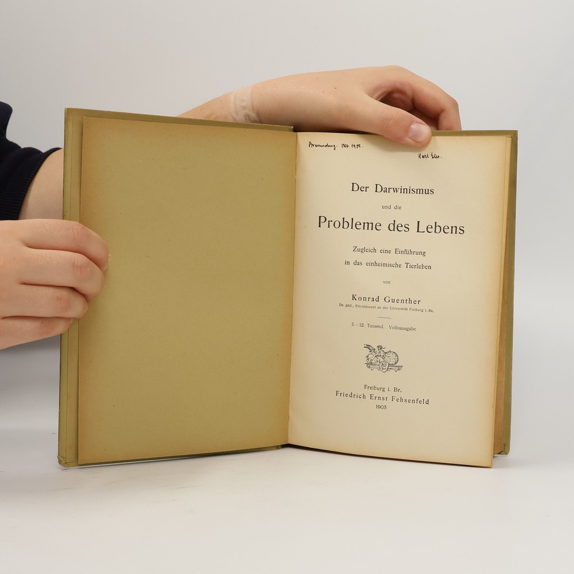 Konrad Guenther Der Darwinismus und die Probleme des Lebens