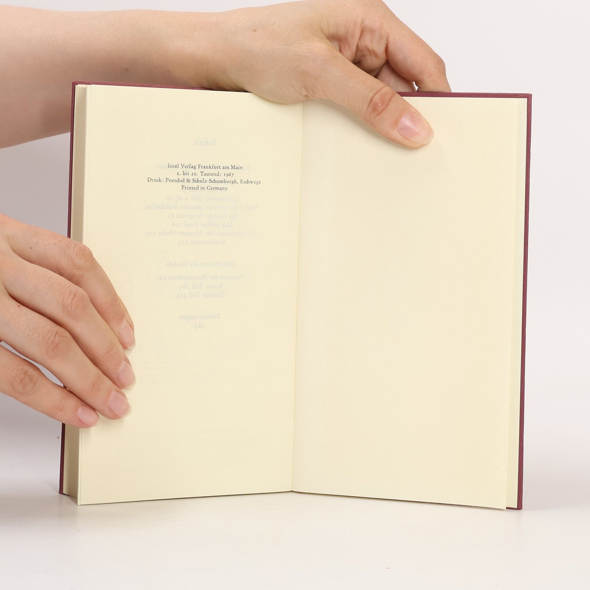 E. T. A. Hoffmann Fantasiestücke Elixiere