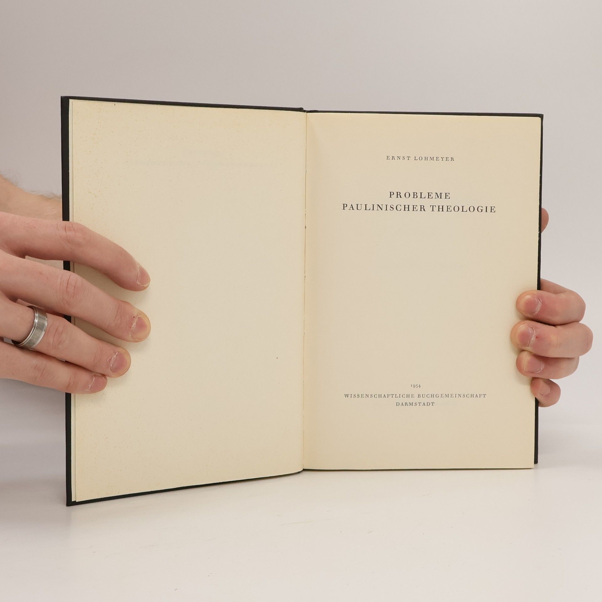 Ernst Lohmeyer Probleme Paulinischer Theologie