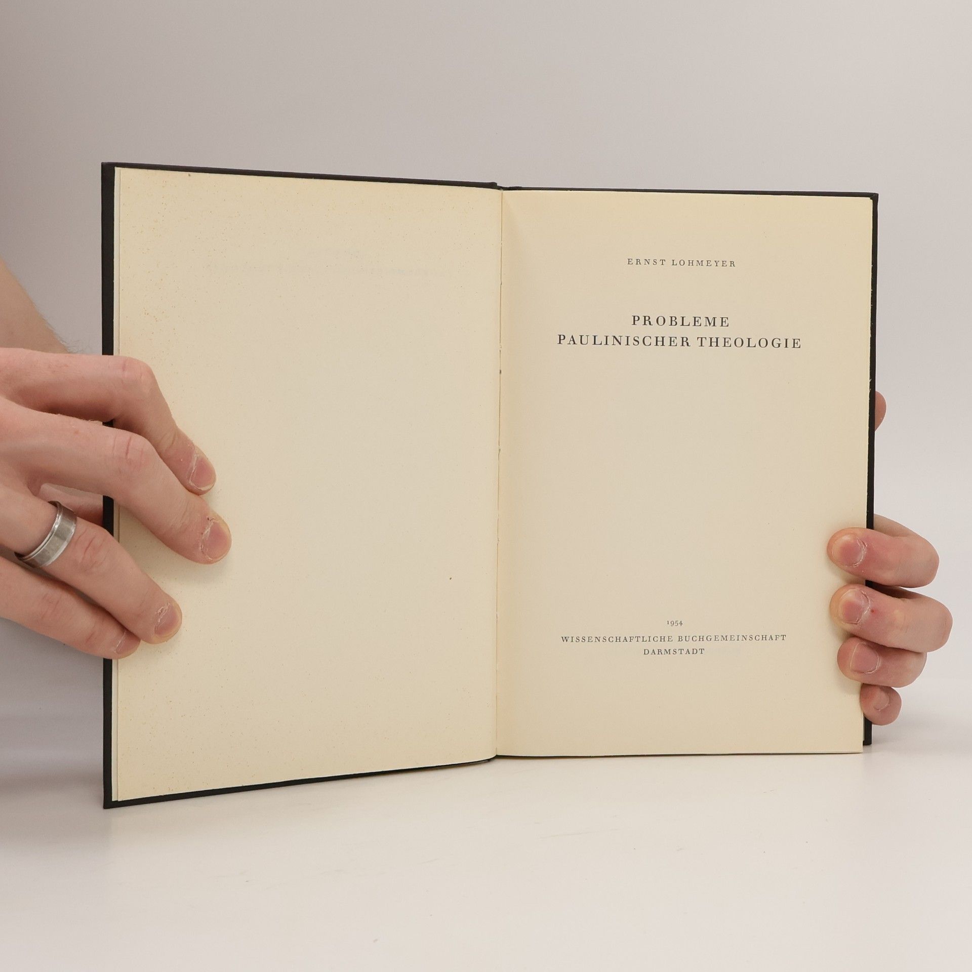 Ernst Lohmeyer Probleme Paulinischer Theologie