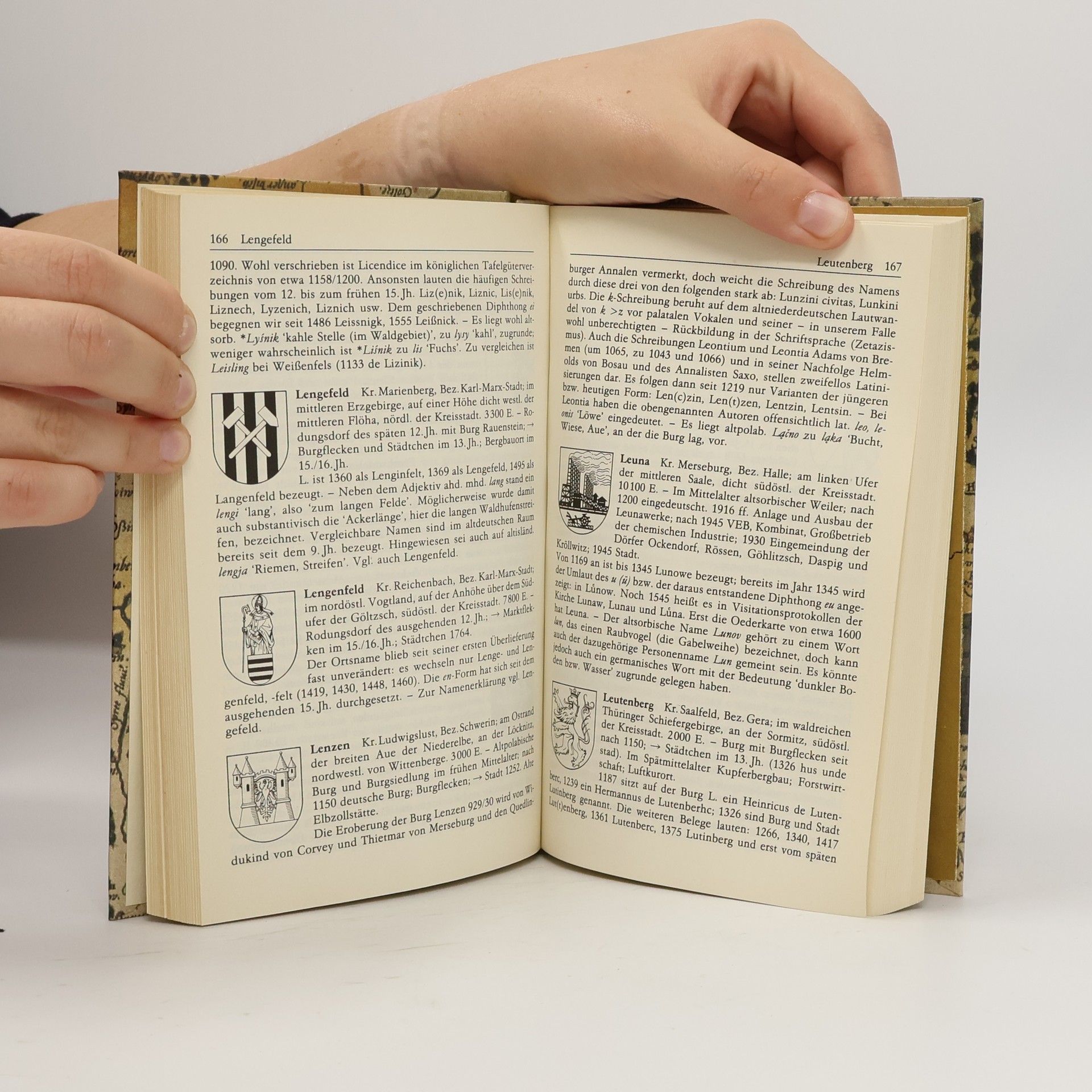 Ernst Eichler Städtenamenbuch der DDR