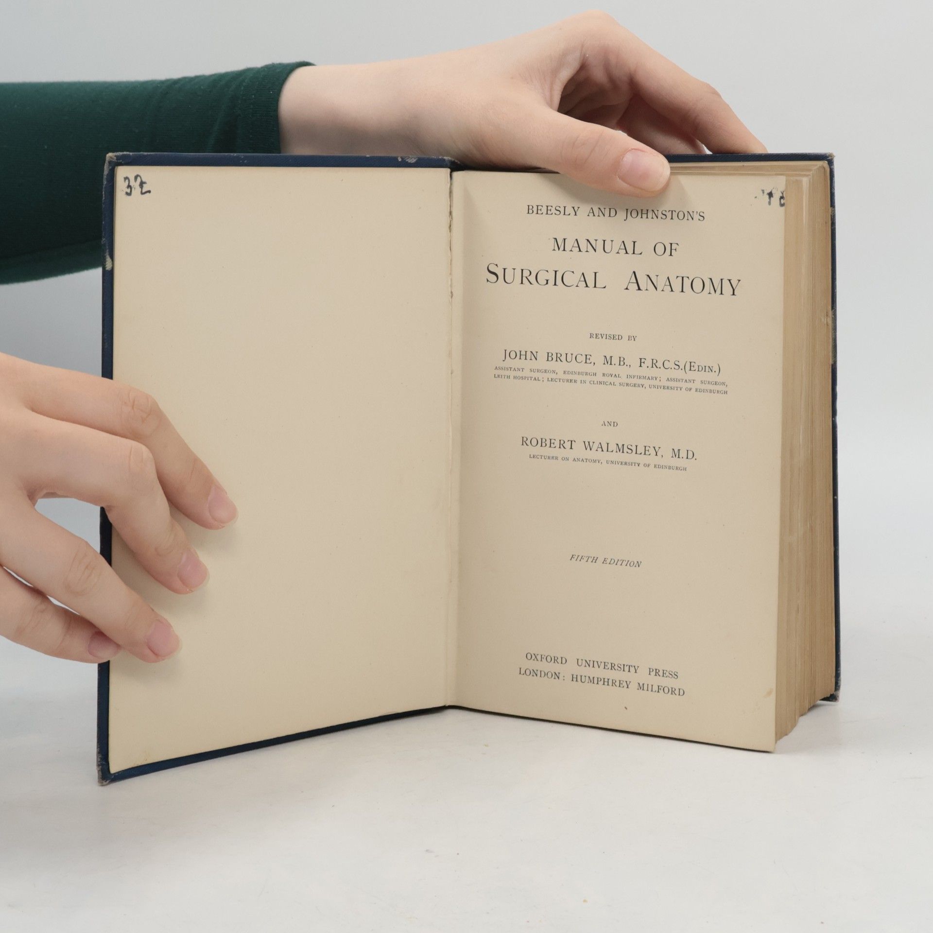 Autorenkollektiv Beesly and Johnston's manual of surgical anatomy