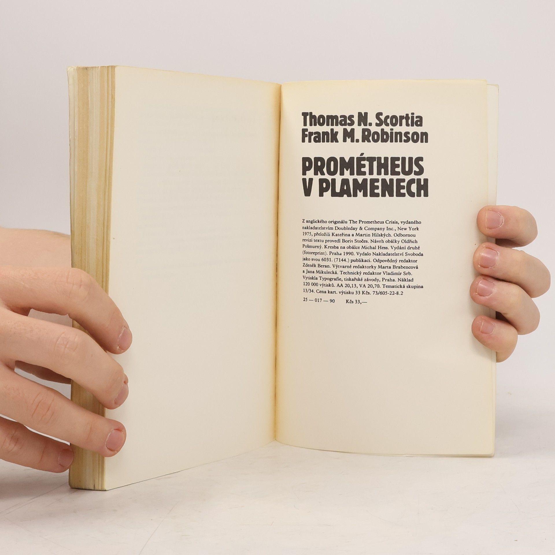 Thomas N. Scortia Prométheus v plamenech