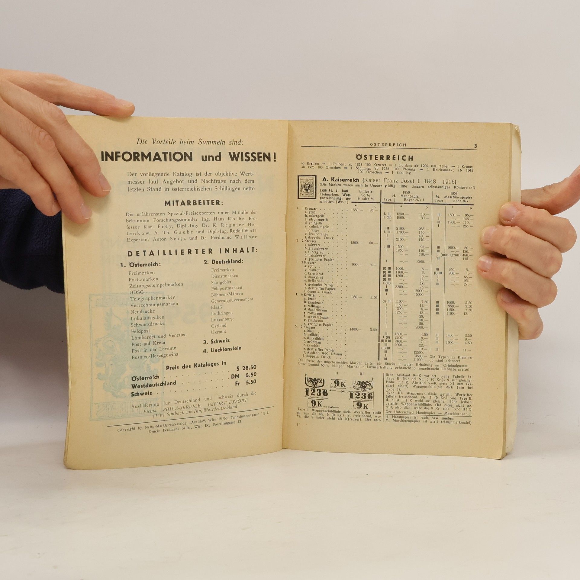 Autorenkollektiv Netto Marktpreis Katalog 1959