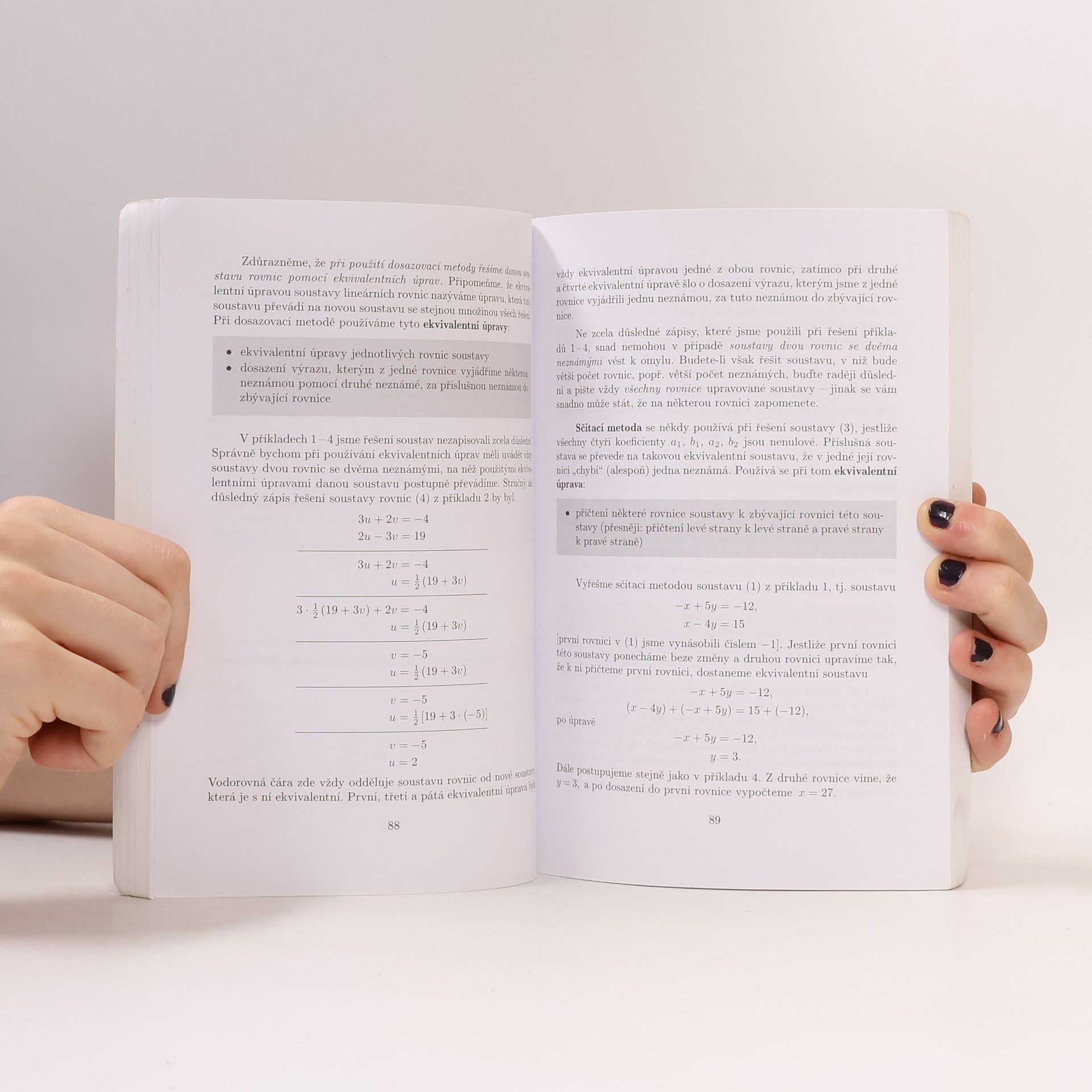 Leo Boček Matematika pro gymnázia. Rovnice a nerovnice