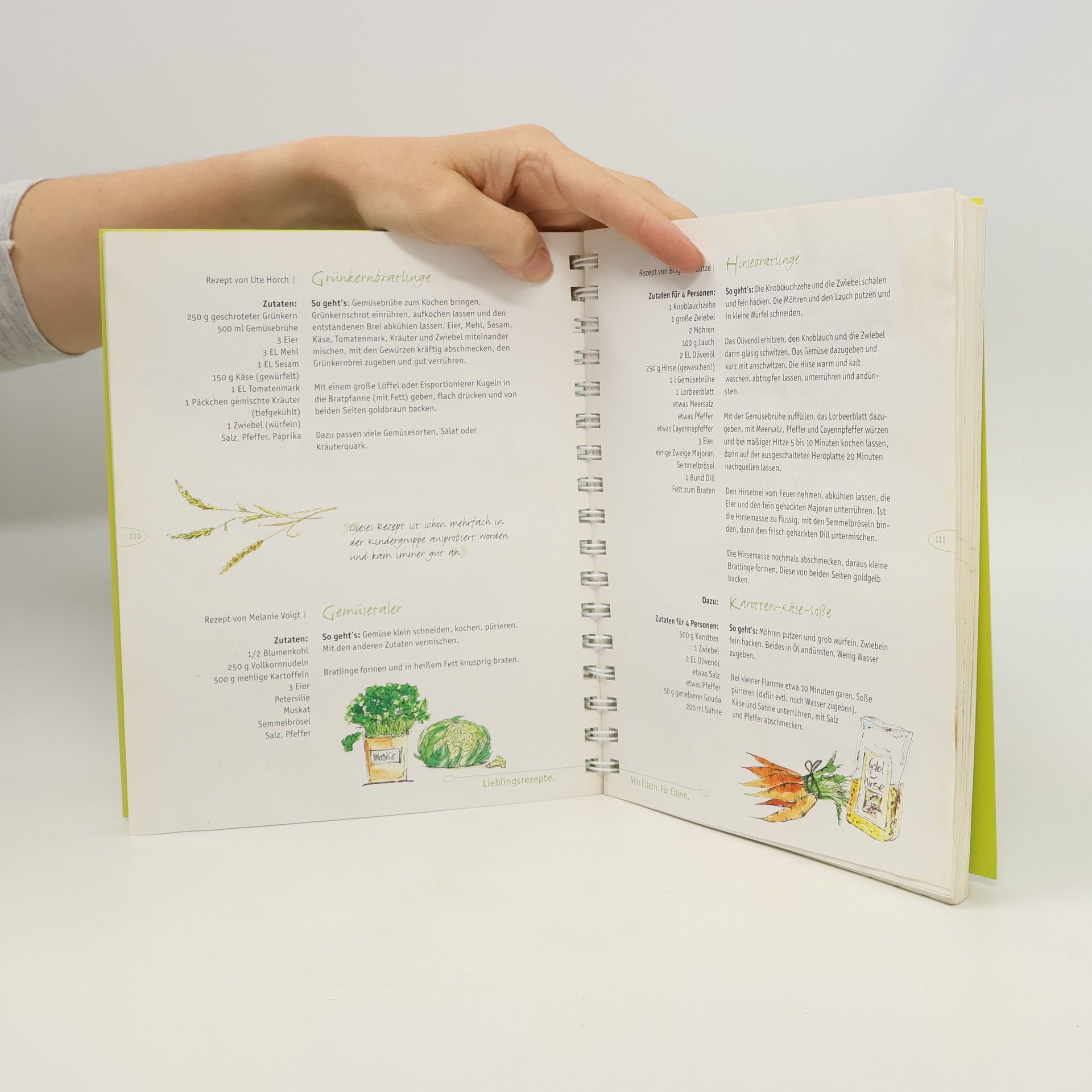 Das Kochbuch mit Lieblingsrezepten von Eltern für Eltern