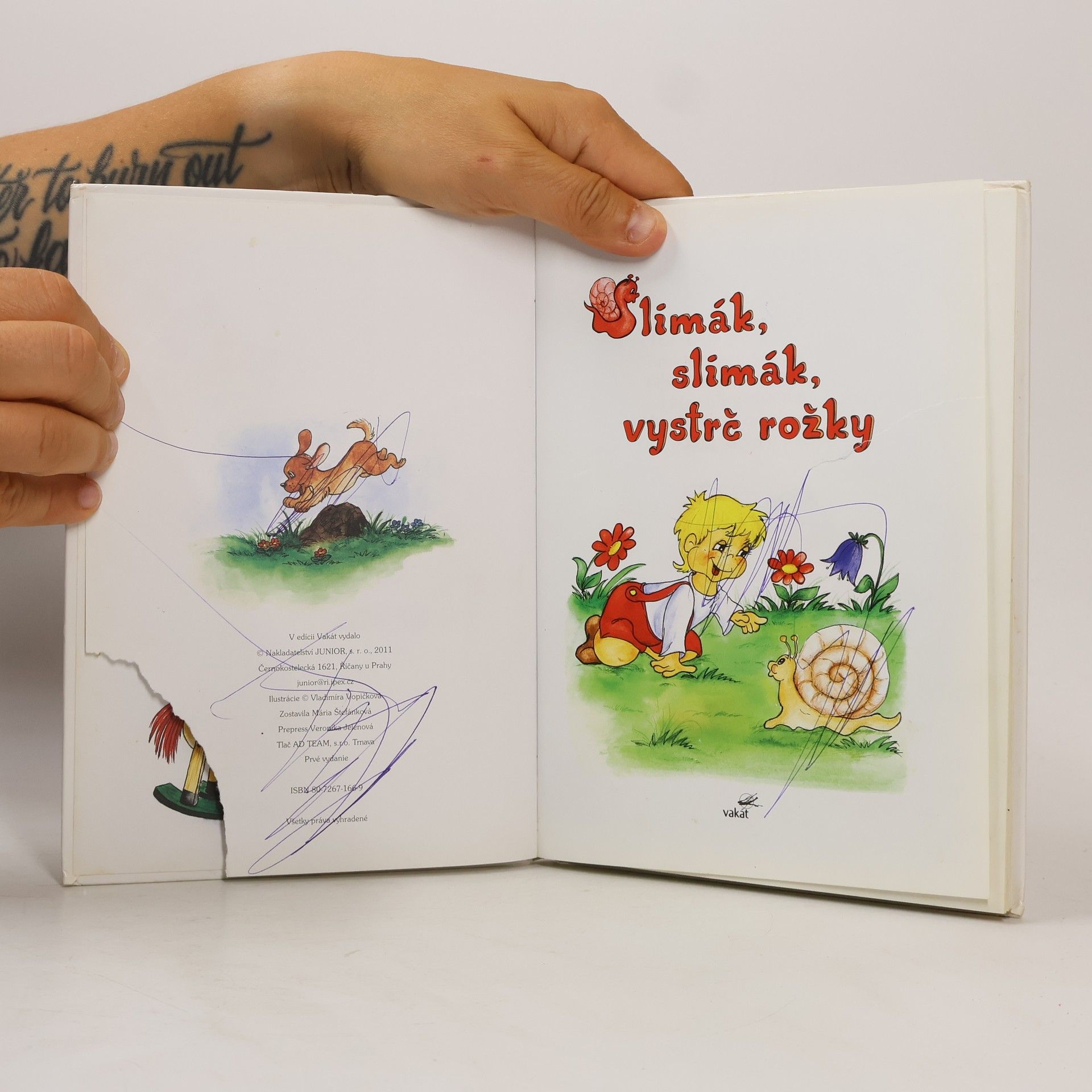 Vladimíra Vopičková Slimák, slimák, vystrč rožky