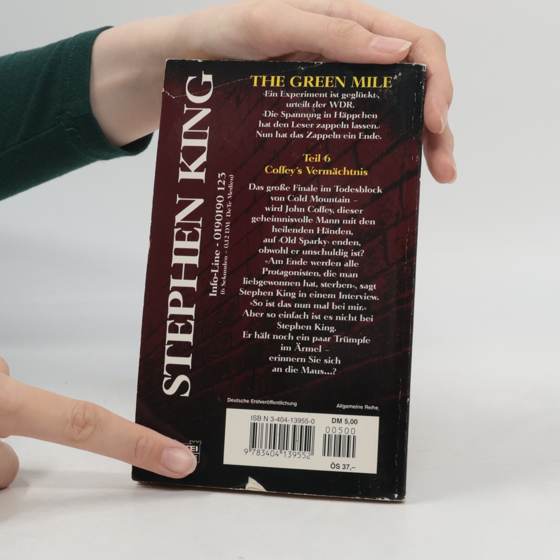 Stephen King The Green Mile. Teil 6, Coffey's Vermächtnis