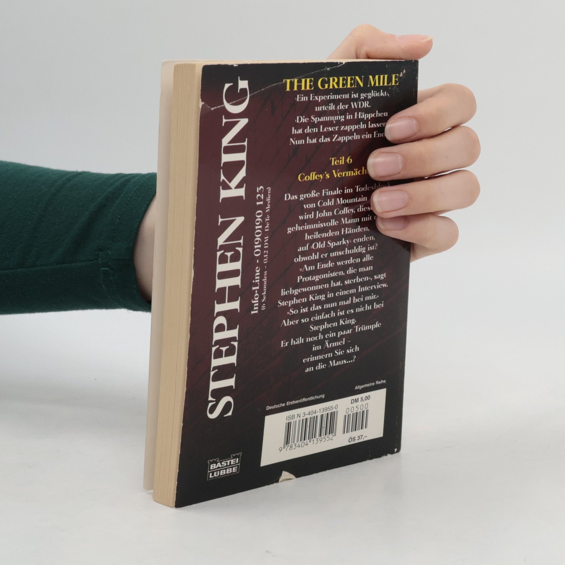 Stephen King The Green Mile. Teil 6, Coffey's Vermächtnis