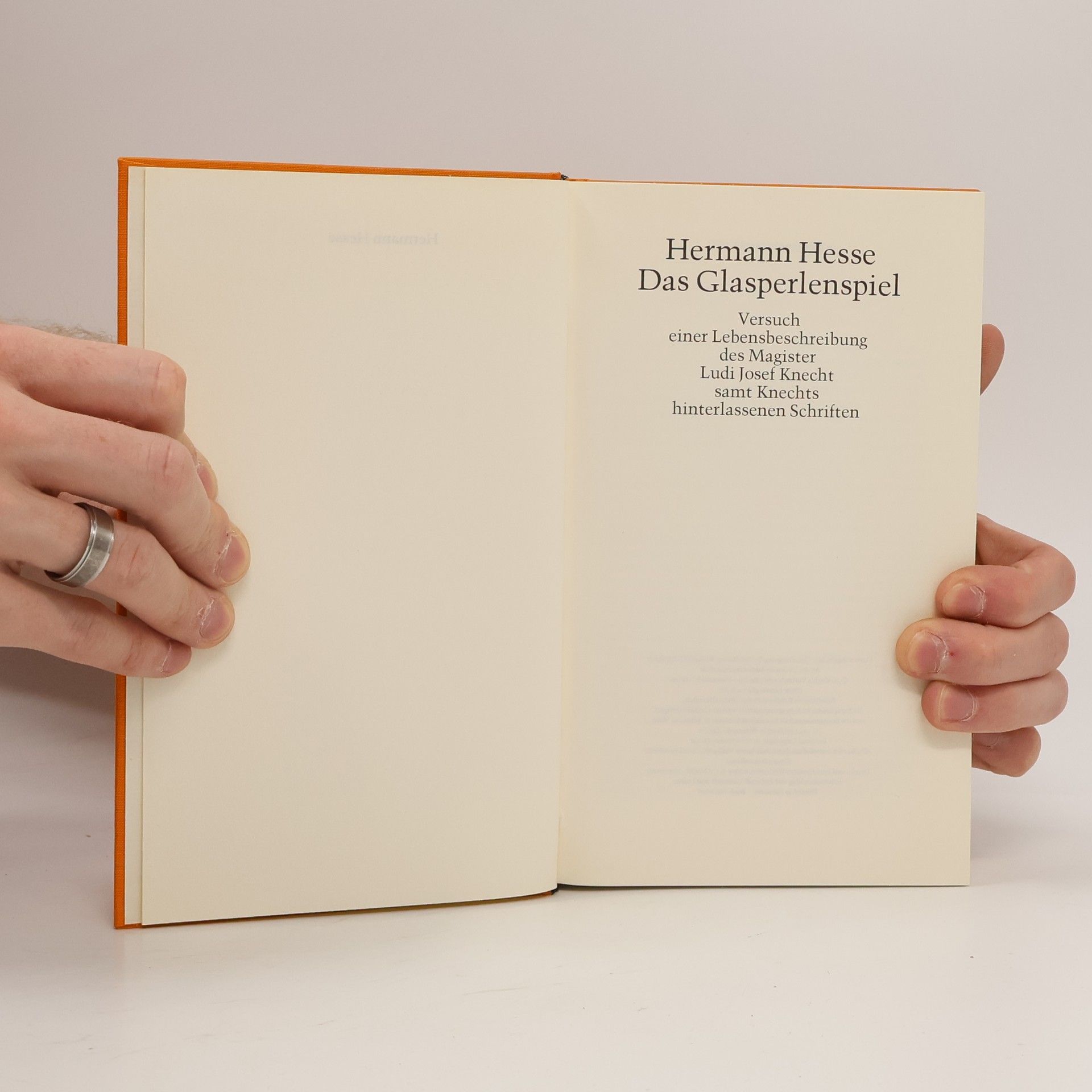 Hermann Hesse Das Glasperlenspiel