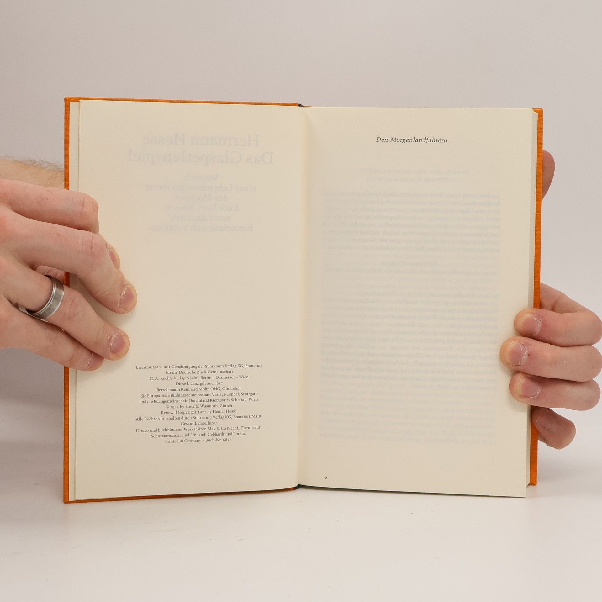 Hermann Hesse Das Glasperlenspiel