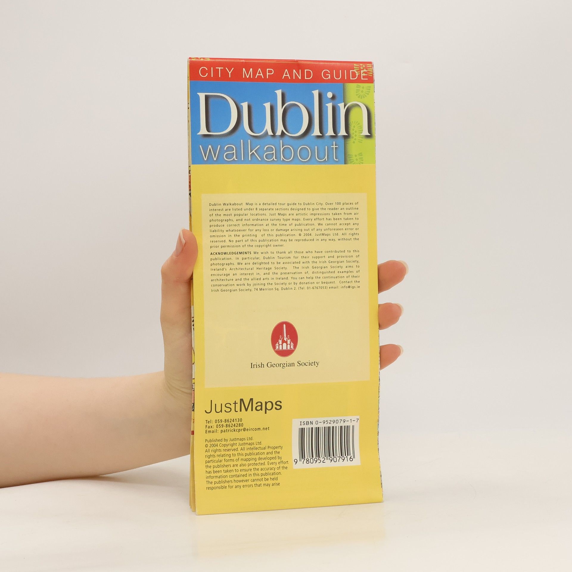 Kolektiv autorů City Map And Guide Dublin Walkabout