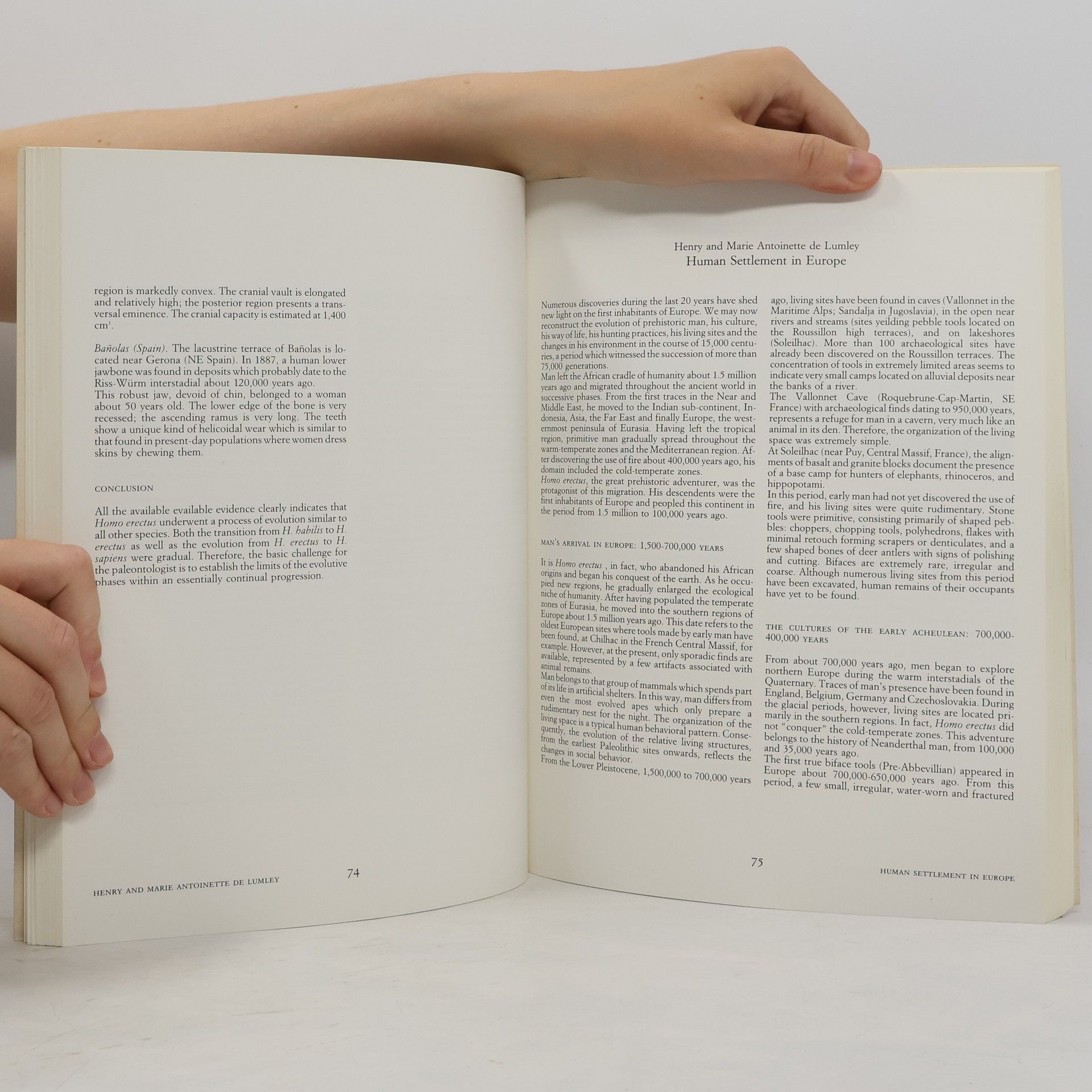 Carlo Peretto Homo. Journey to the Origins of Man's History. Four Milion Years of Evidence
