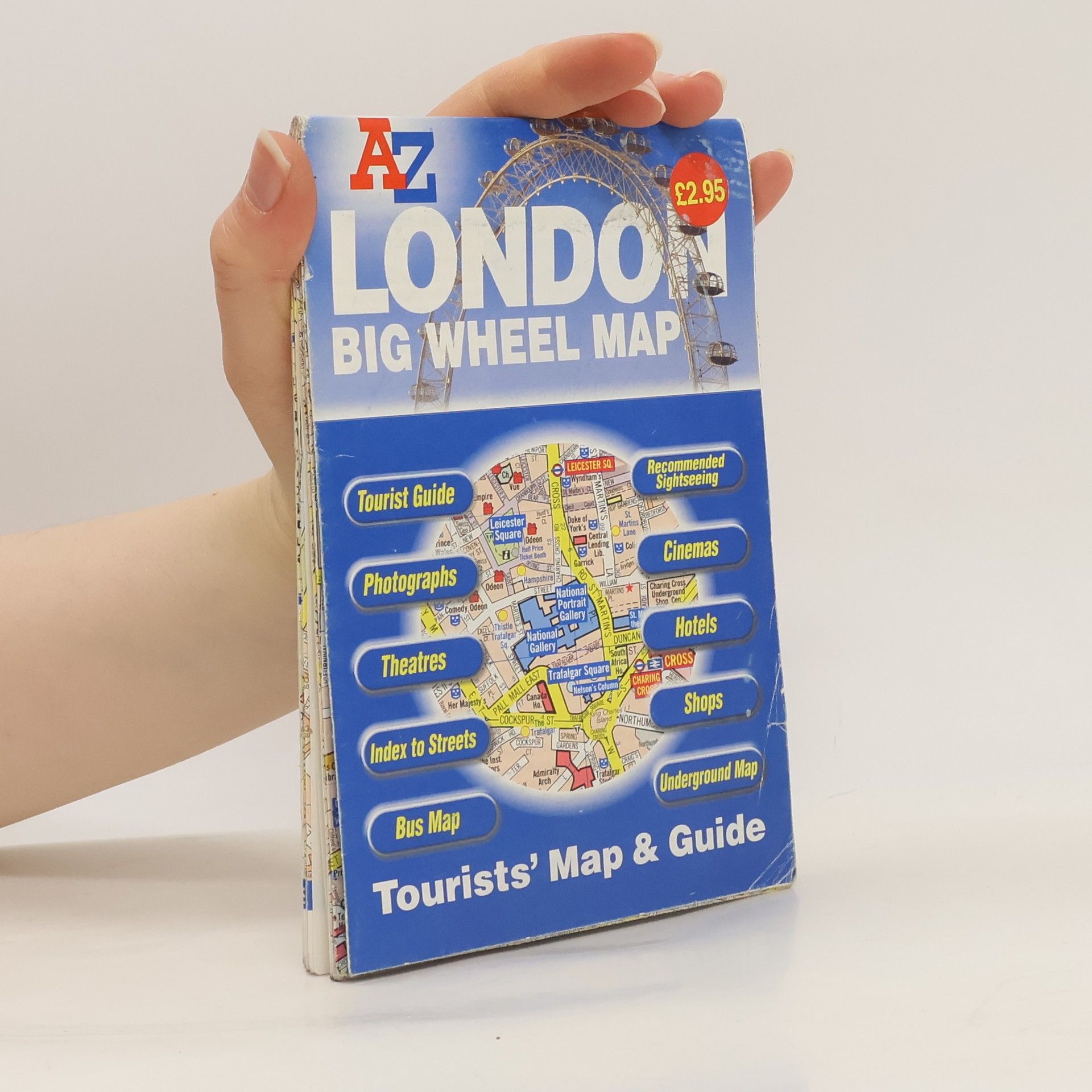 Geographer's A to Z Company A-Z London Big Wheel Tourists Map and Guide