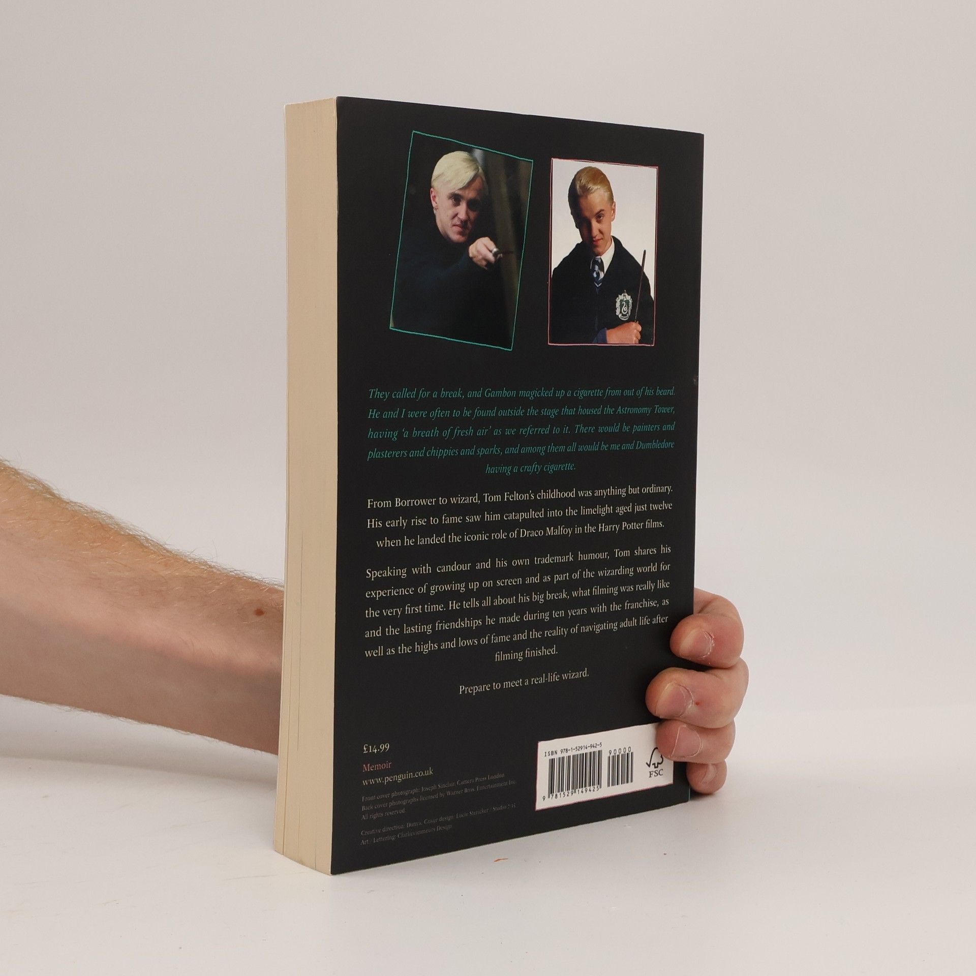 Tom Felton Beyond the wand: the magic and mayhem of growing up a wizard