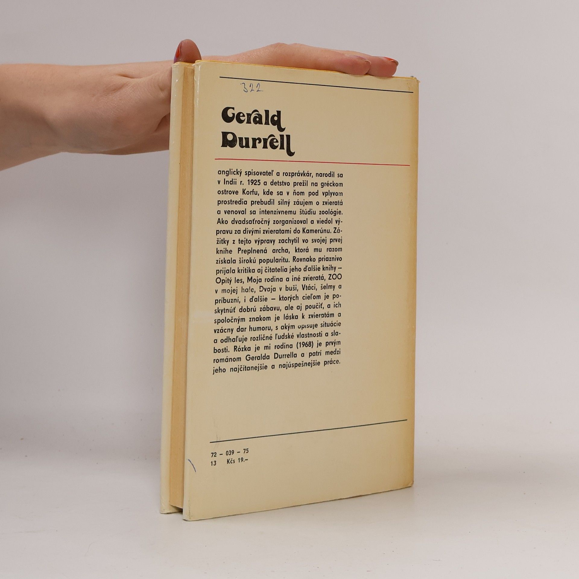 Gerald Durrell Rózka je mi rodina