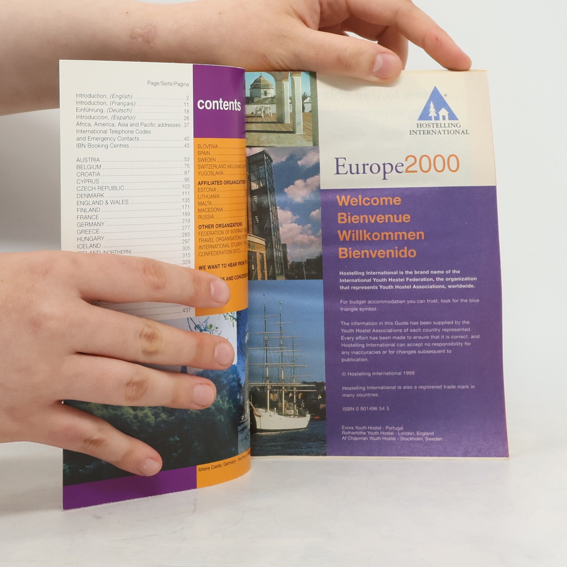 International Youth Hostel Federation Europe 2000 Hostelling International
