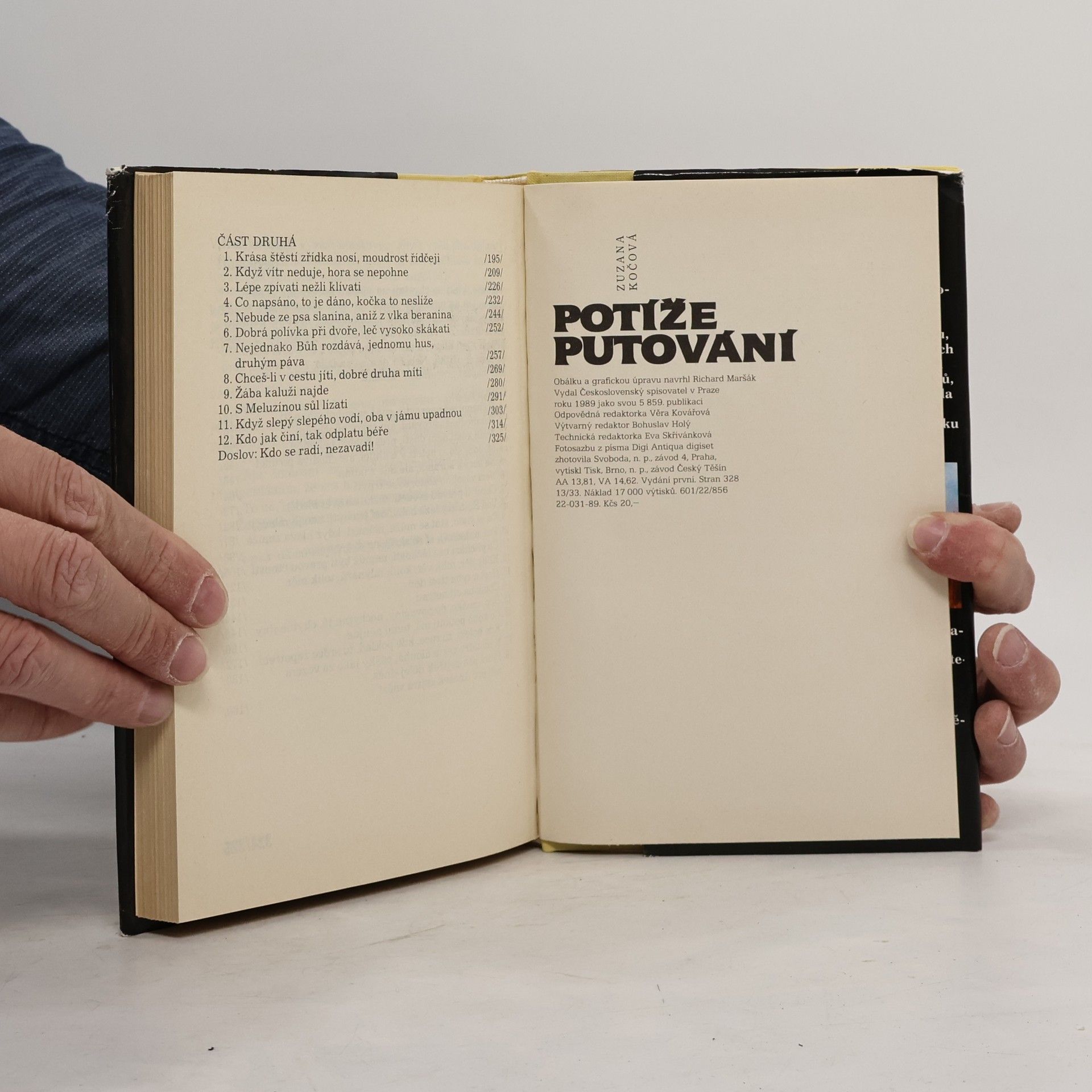 Zuzana Kočová Potíže putování