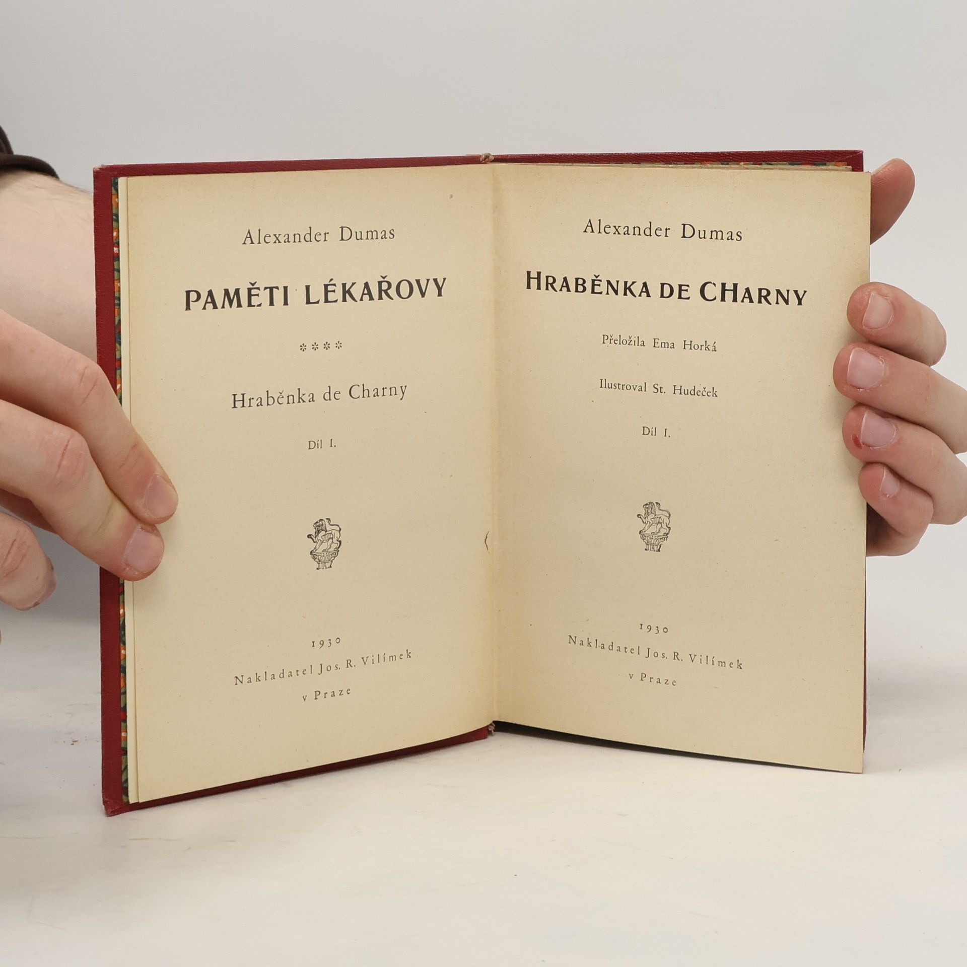 Alexandre Dumas starší Hraběnka de Charny I.
