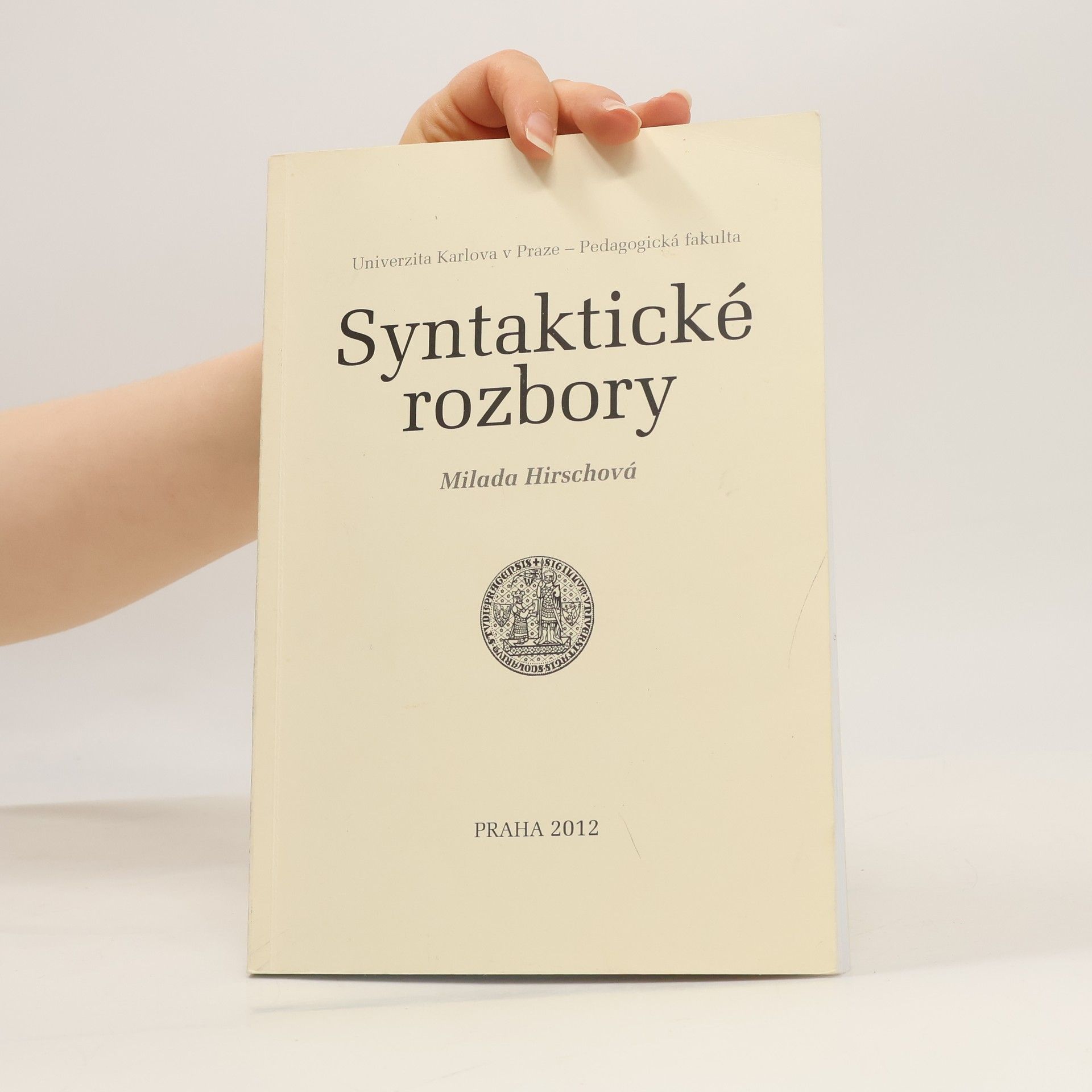 Milada Hirschová Syntaktické rozbory