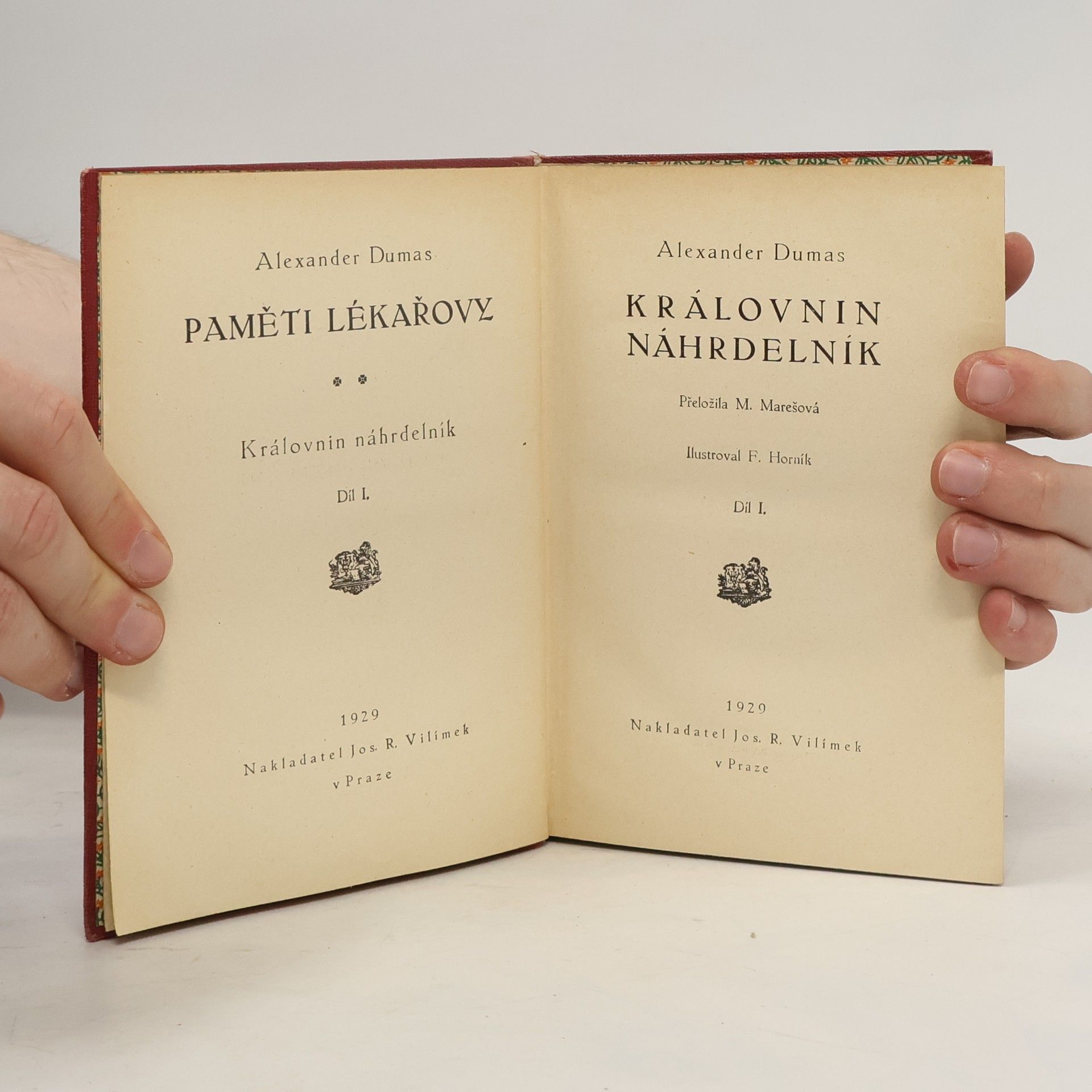 Alexandre Dumas Paměti lékařovy. Královnin náhrdelník I.