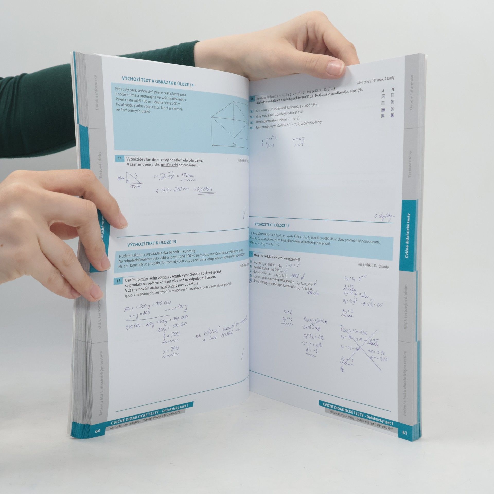 Dana Gazárková Maturita z matematiky: didaktický test 2022-2023