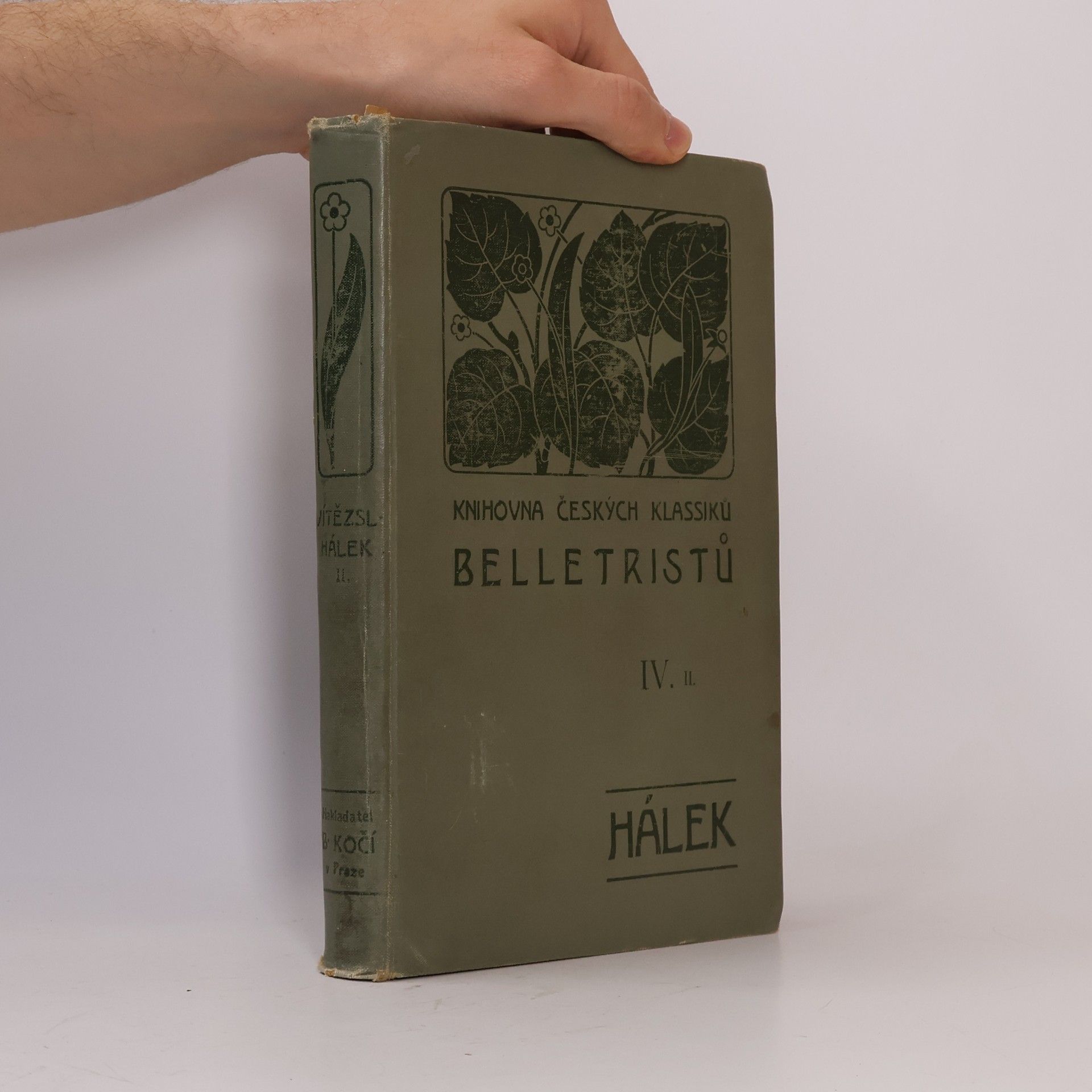 Vítězslav Hálek Knihovna českých klassiků belletristů IV.