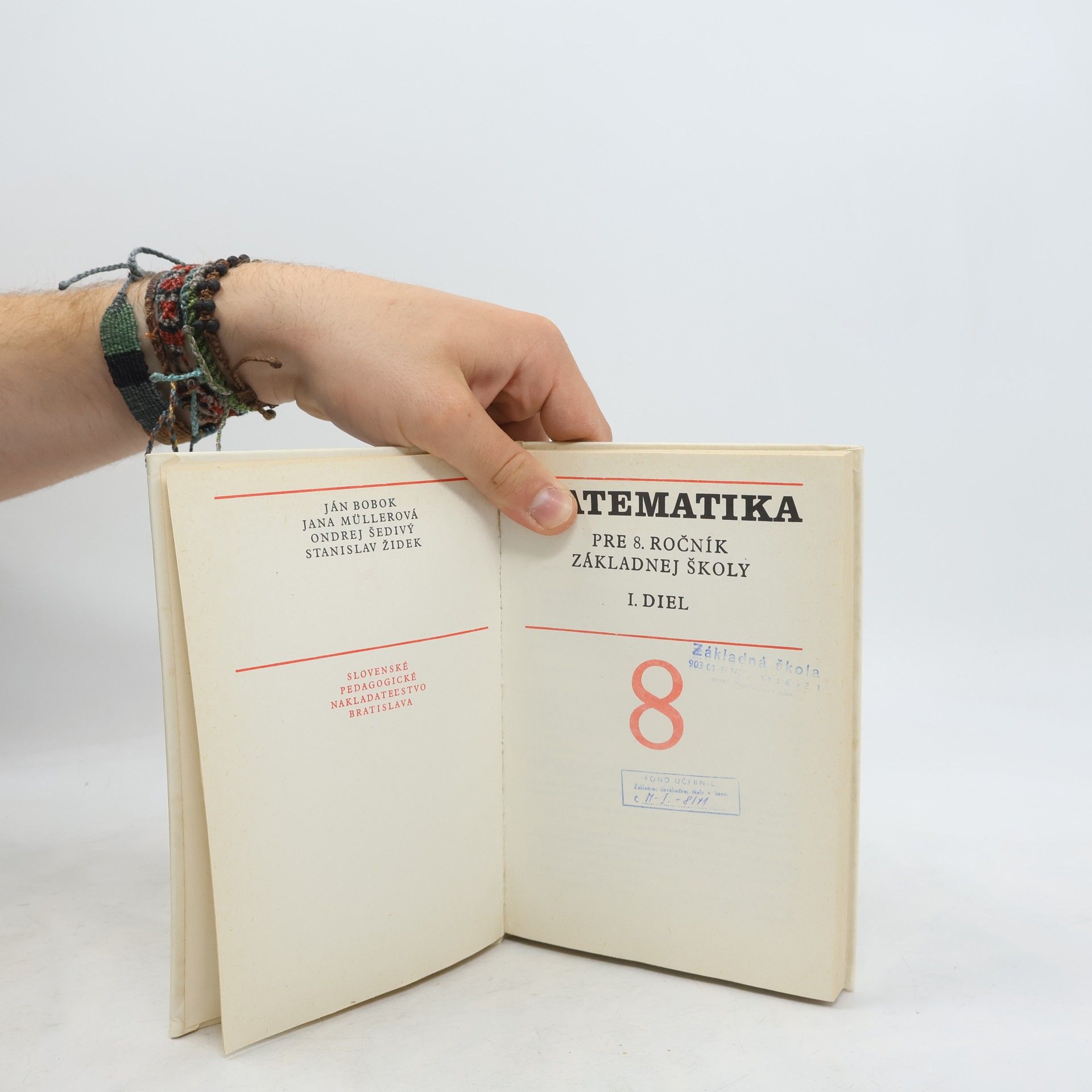 Various authors Matematika pro 8. ročník základní školy - I. díl