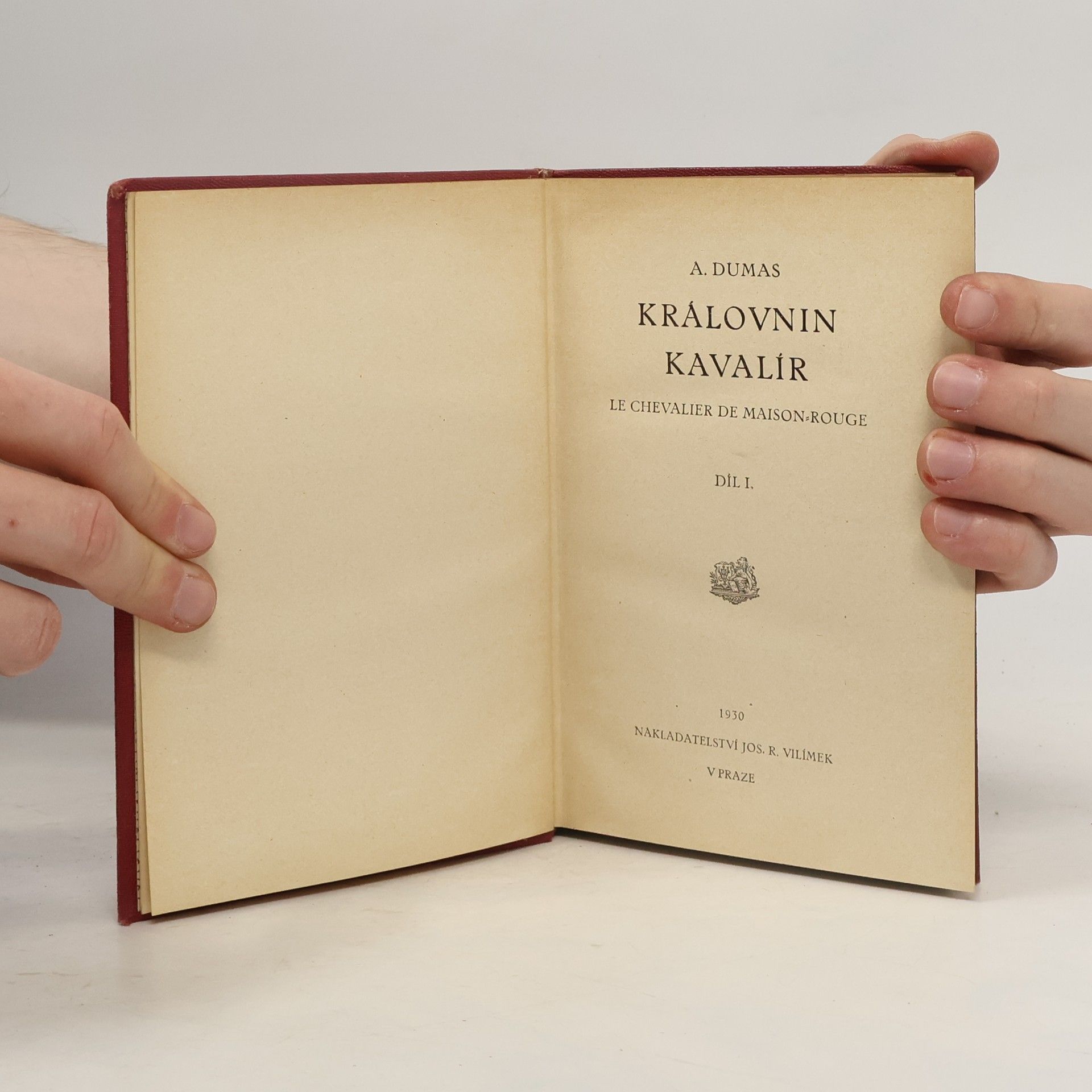 Alexandre Dumas der Ältere Královnin kavalír I.
