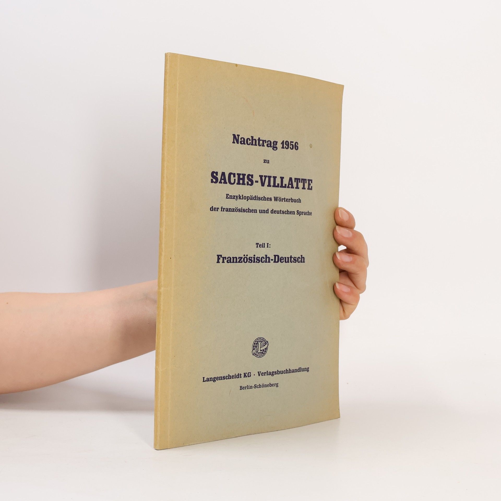 Kolektív autorov Nachtrag 1956 zu Sachs-Villatte I