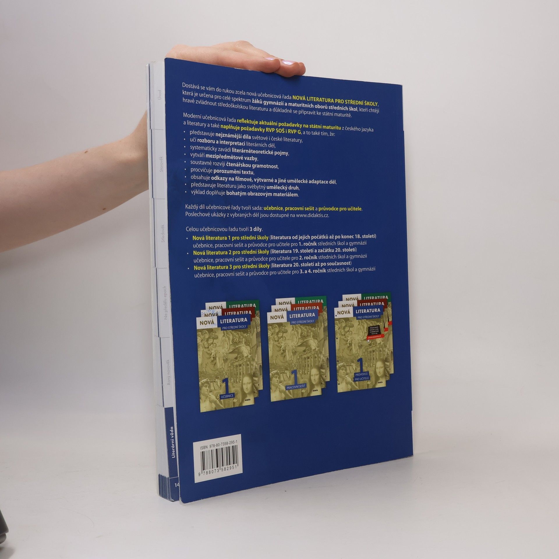 Lukáš Borovička Nová literatura pro střední školy. Učebnice 1