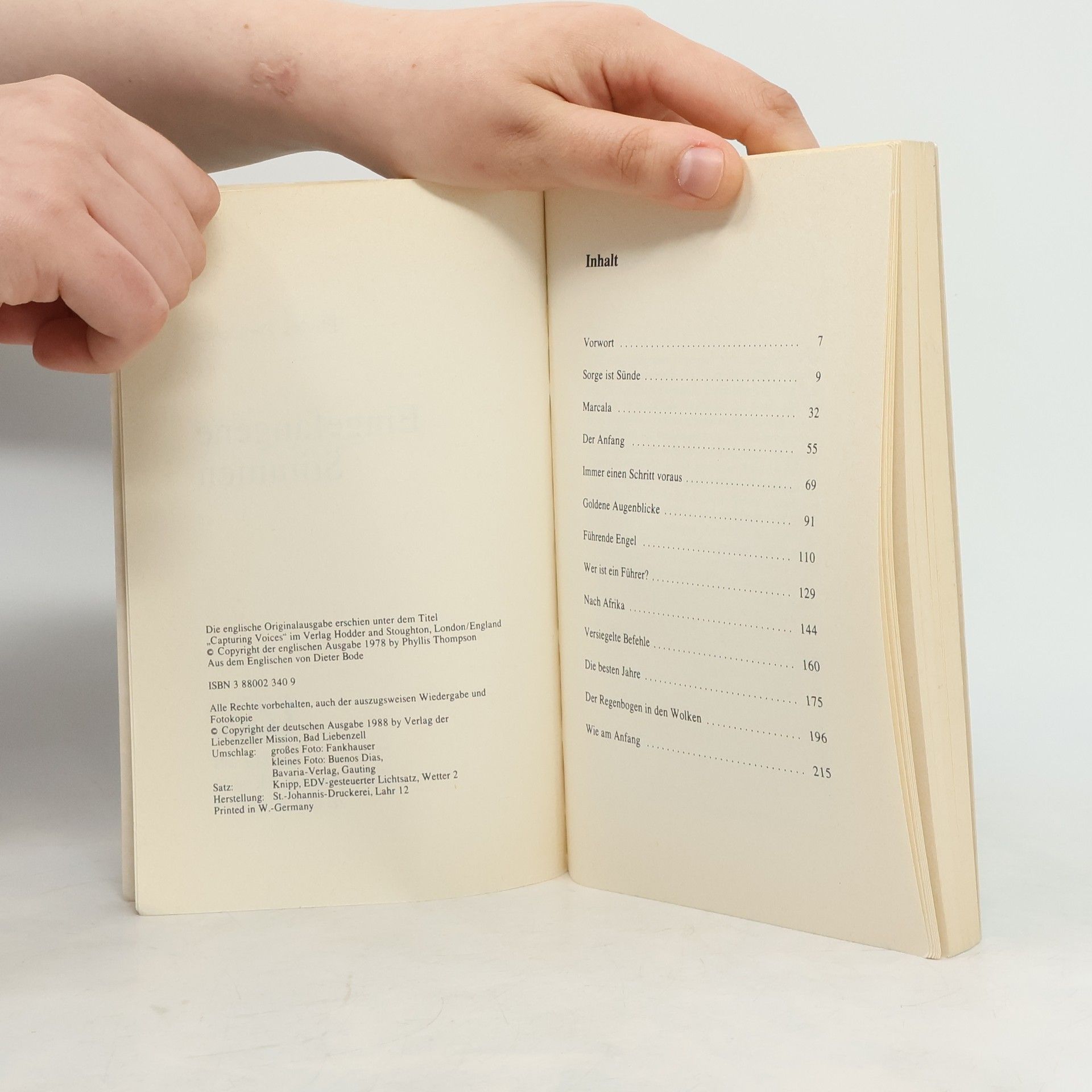 Phyllis Thompson Eingefangene Stimmen