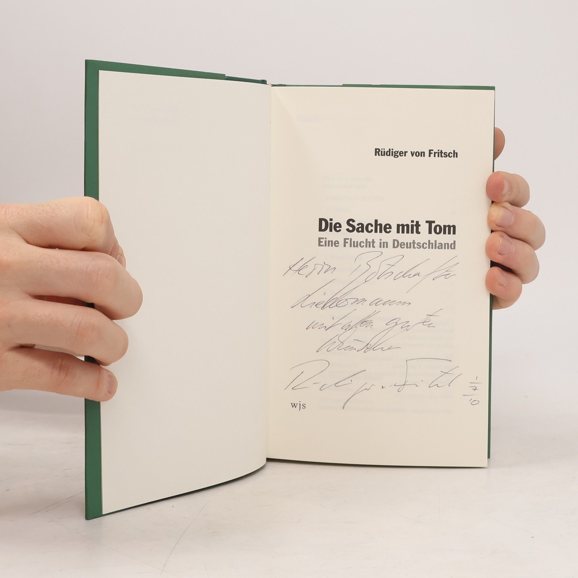 Rüdiger von Fritsch Die Sache mit Tom
