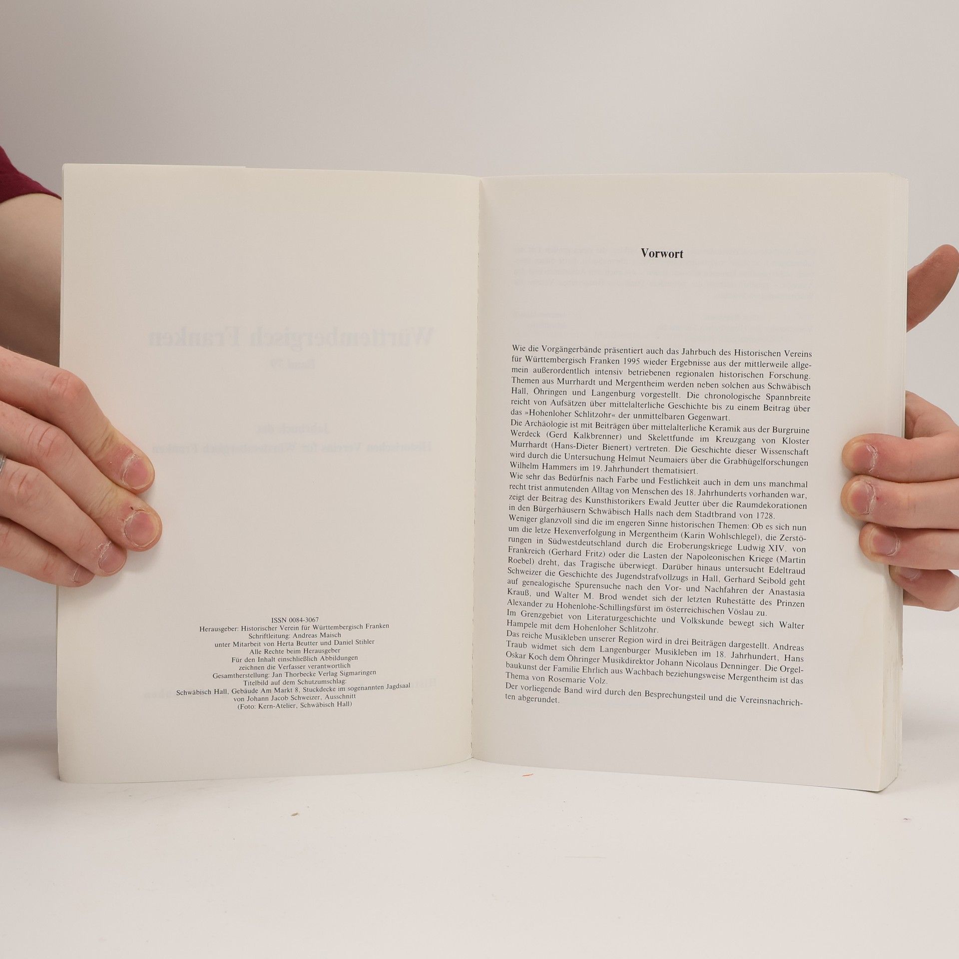 Kolektív autorov Württembergisch Franken Jahrbuch 1995