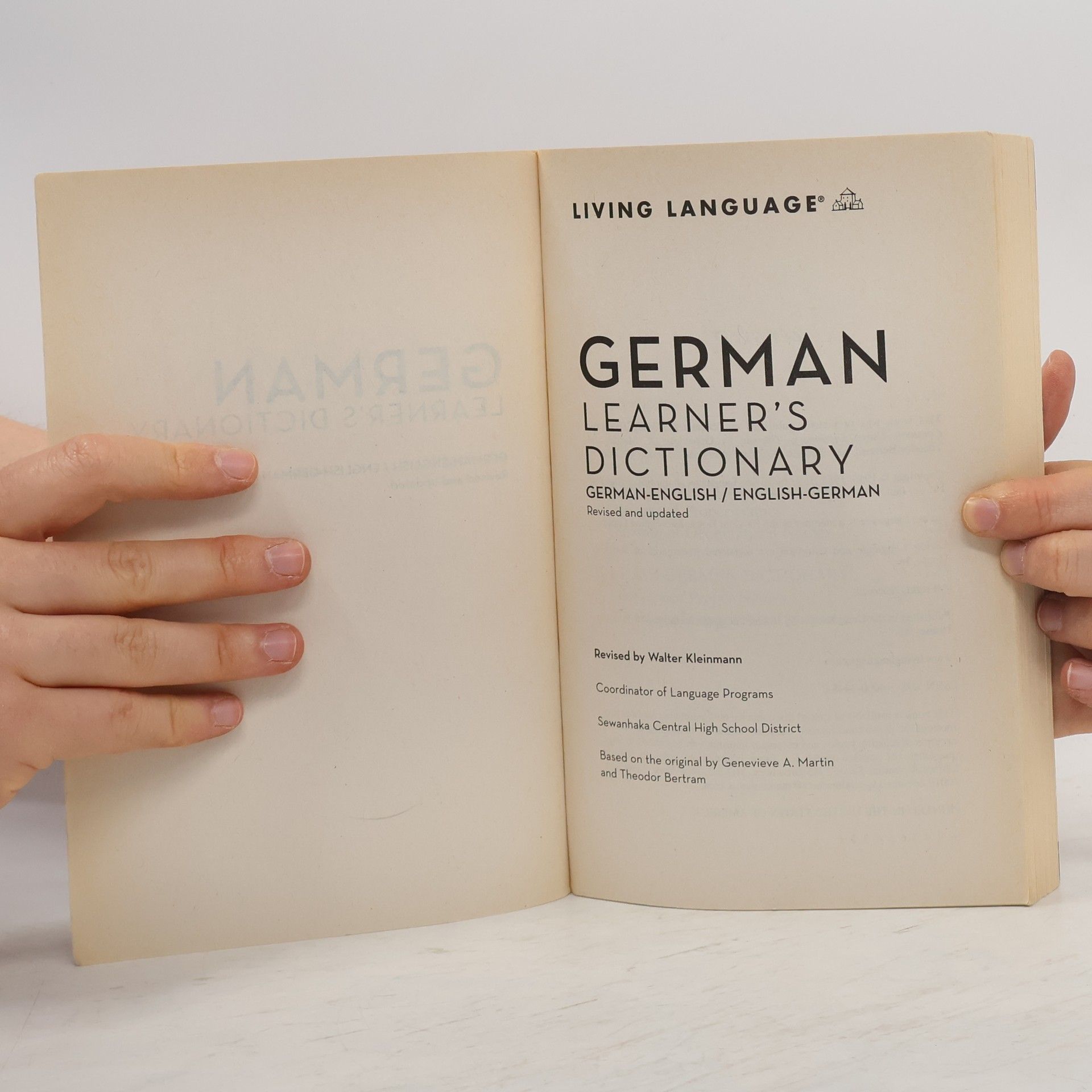 Walter Kleinmann German Learner's Dictionary