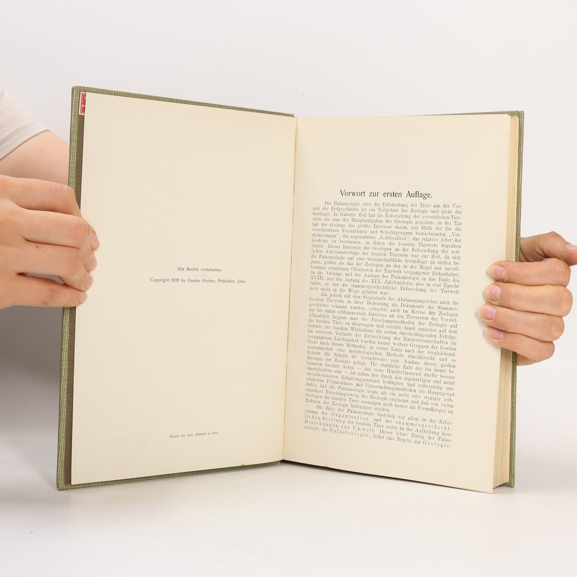 O. Abel Lehrbuch der Paläozoologie 2
