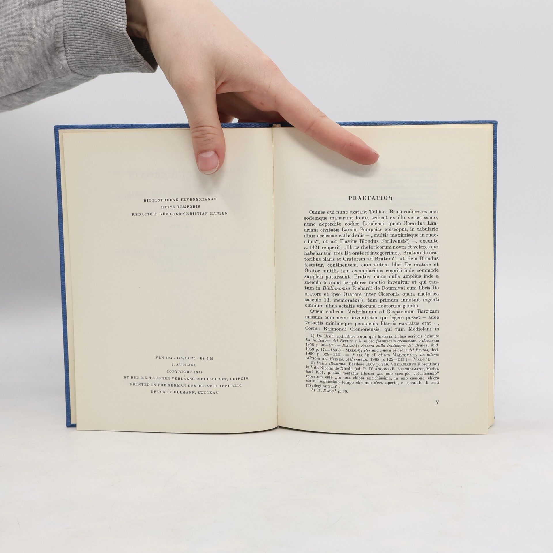 Marcus Tullius Cicero M. Tvlli Ciceronis scripta qvae manservnt omnia. Fasc. 4 Brutus