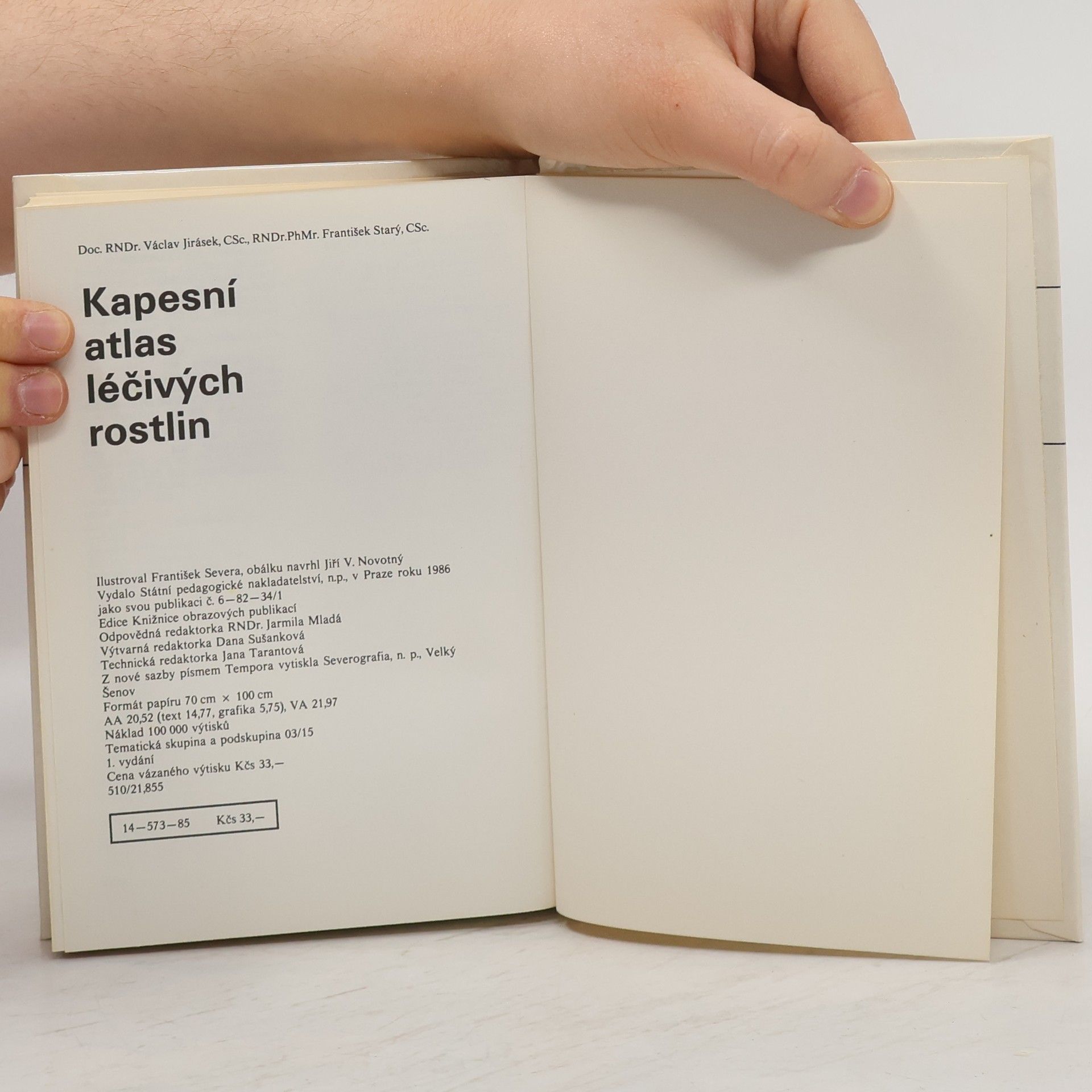Václav Jirásek Kapesní atlas léčivých rostlin