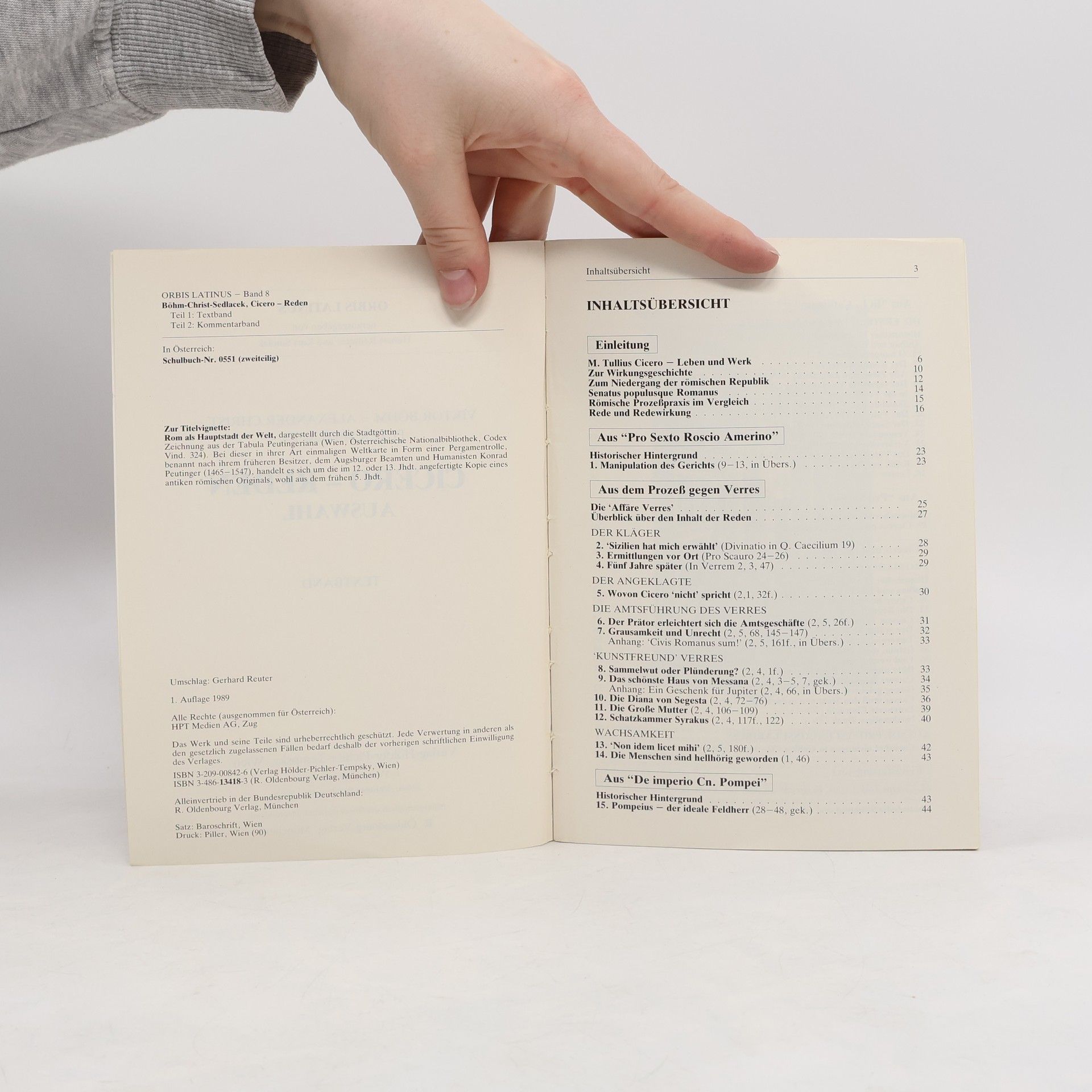 Autorenkollektiv Orbis Latinus Band 8. Cicero. Textband