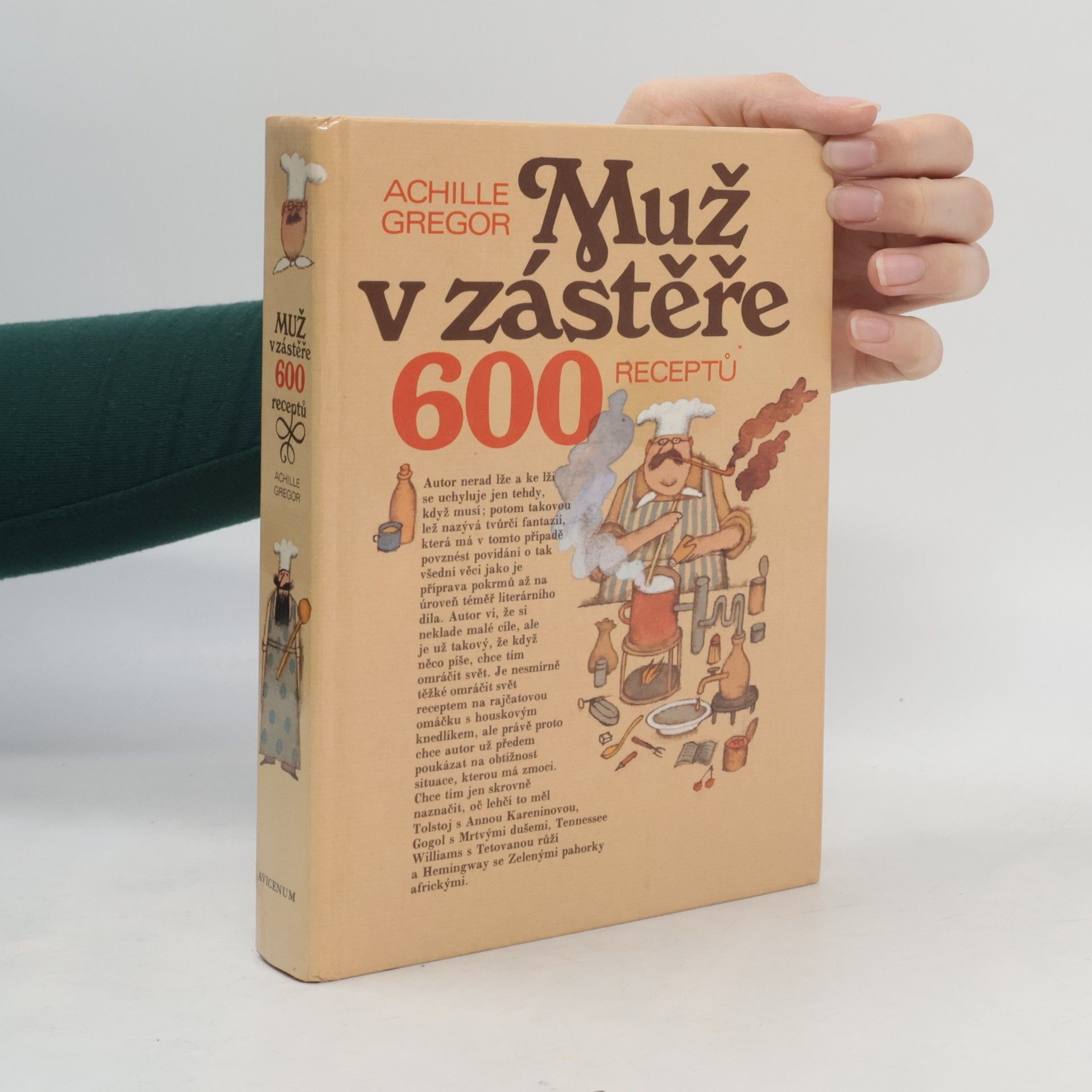 Adolf Born Muž v zástěře. 600 receptů