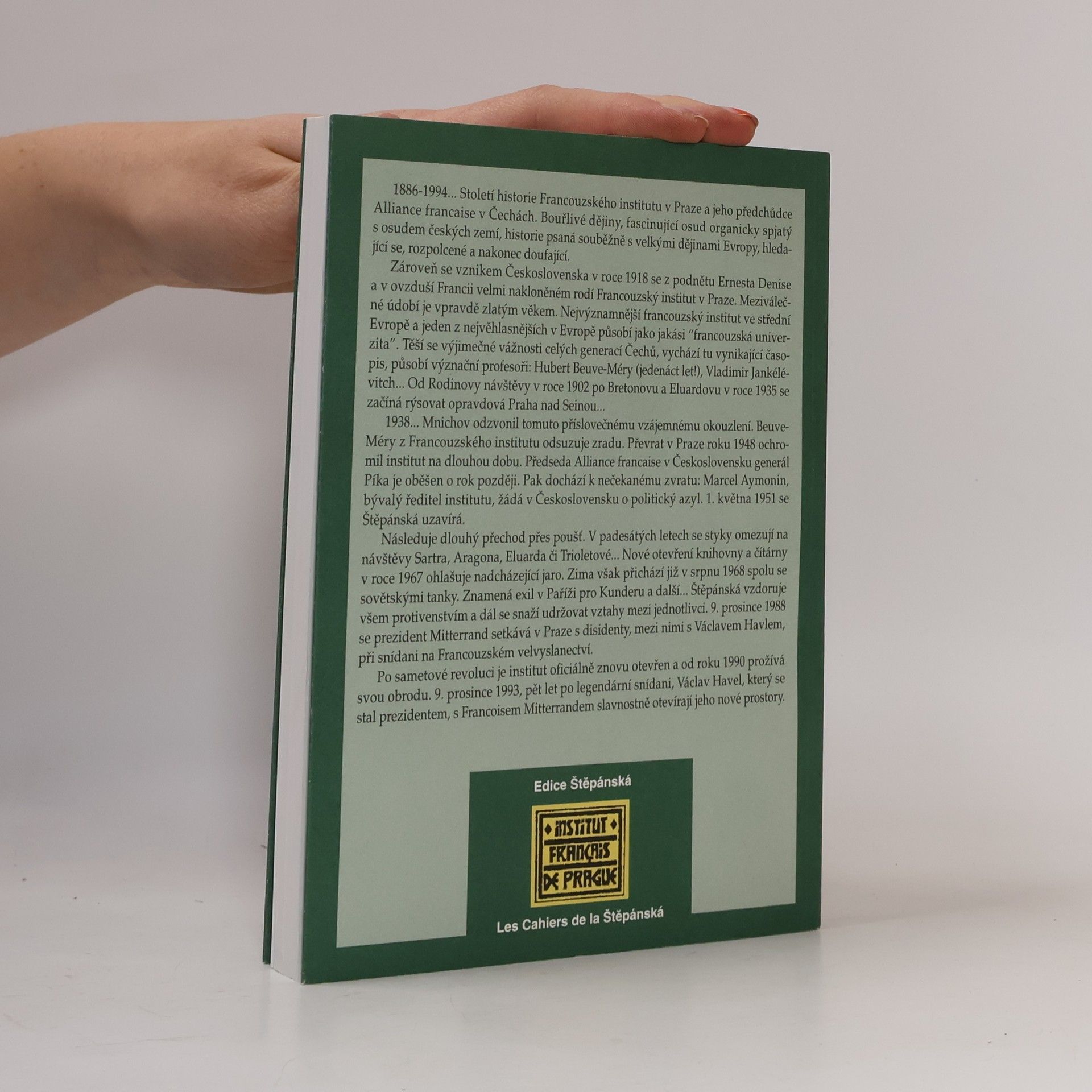 Various authors Z historie Francouzského institutu v Praze