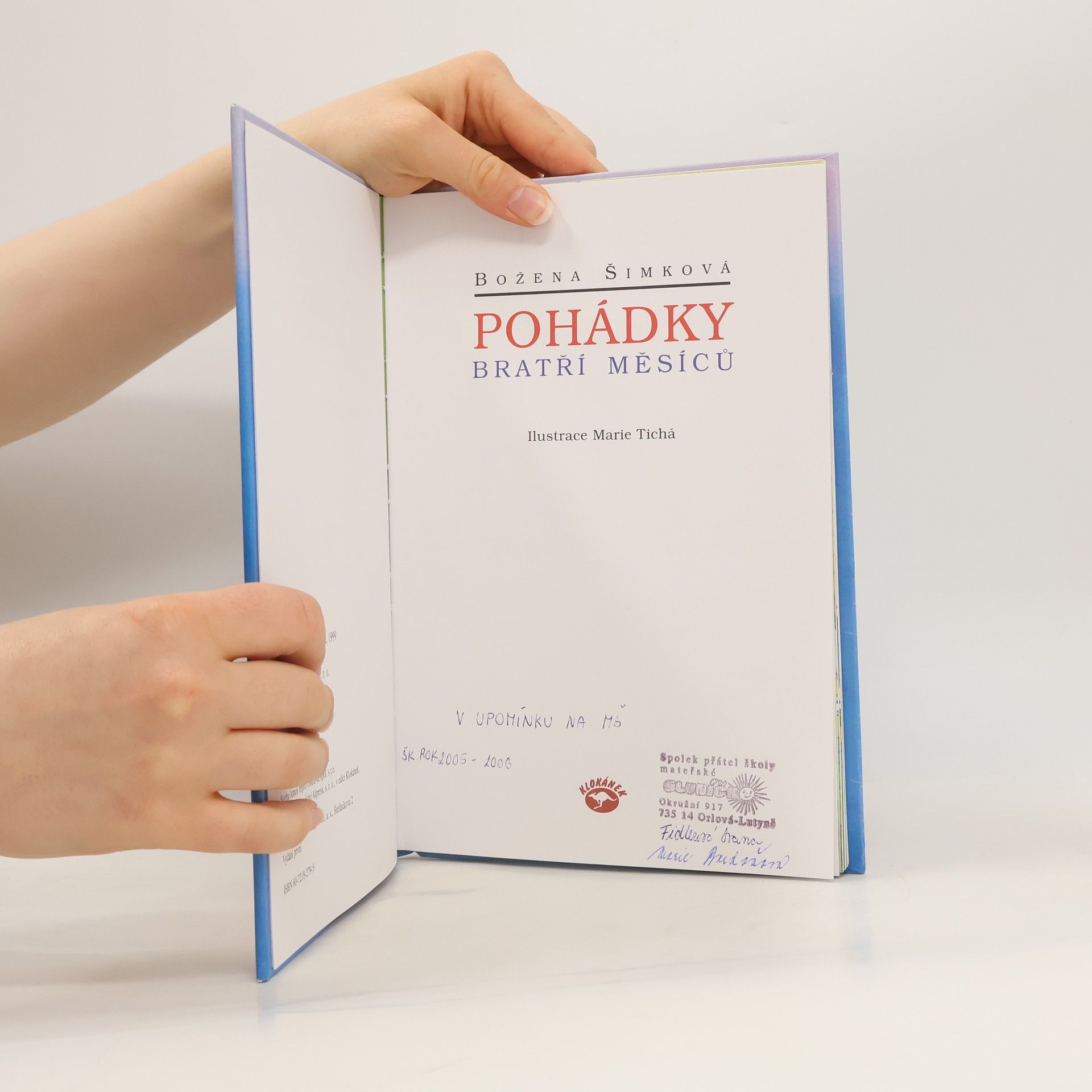 Božena Šimková Pohádky bratří měsíců