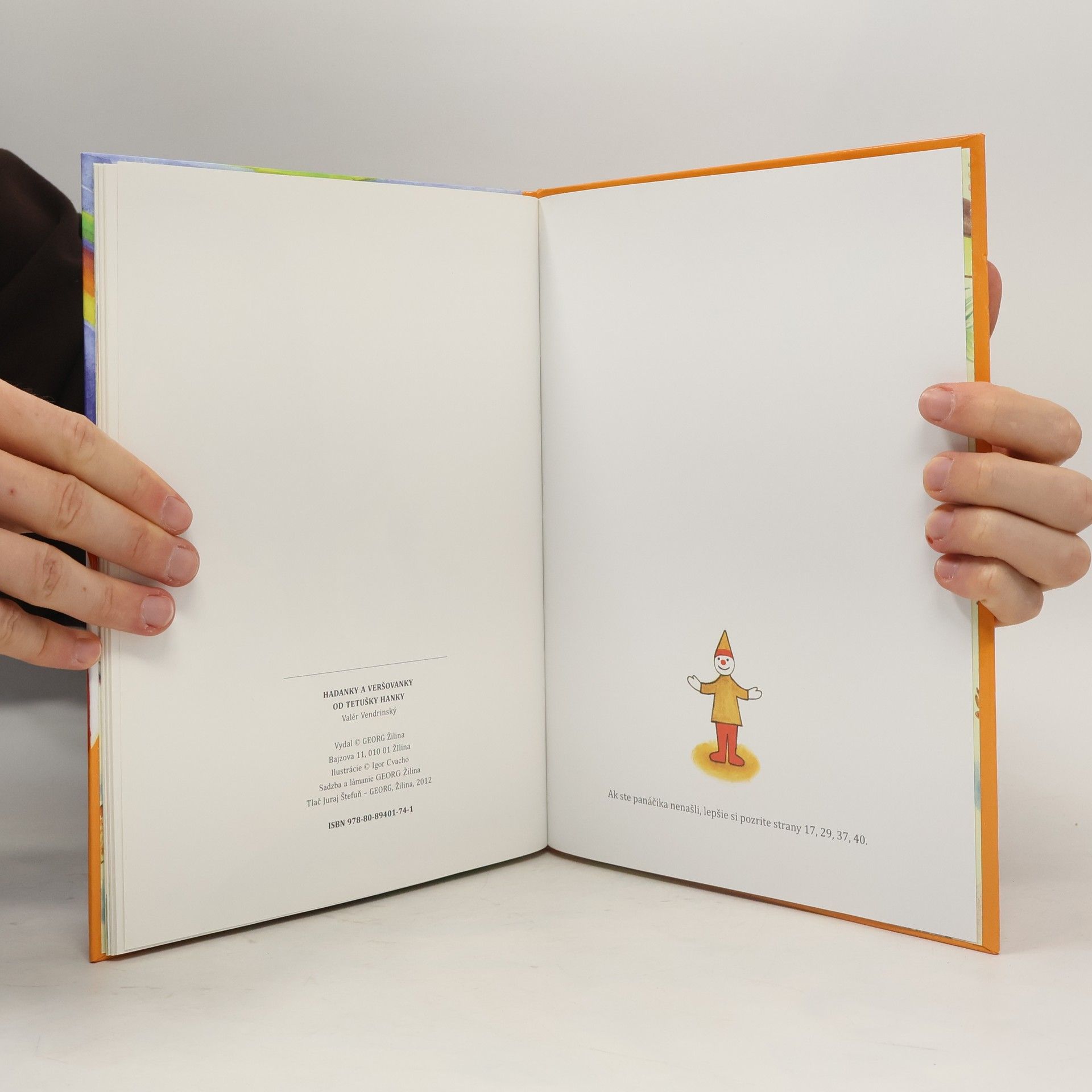 Valér Vendrinský Hádanky a veršovanky od tetušky Hanky 1