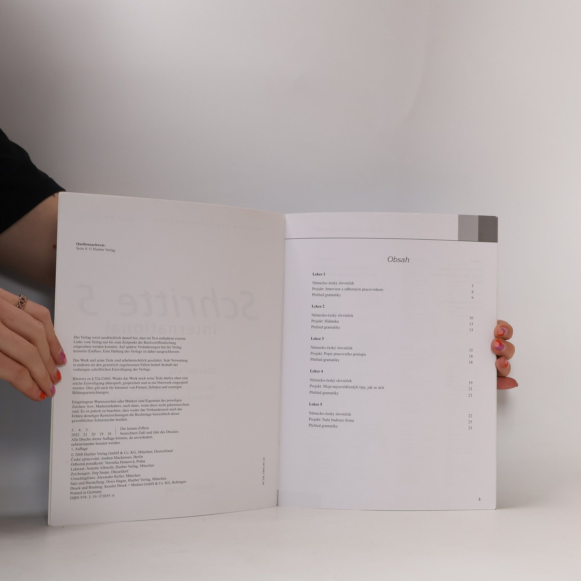 Collectif d'auteurs Schritte international 5. Glossar XXL Deutsch-Tschechisch