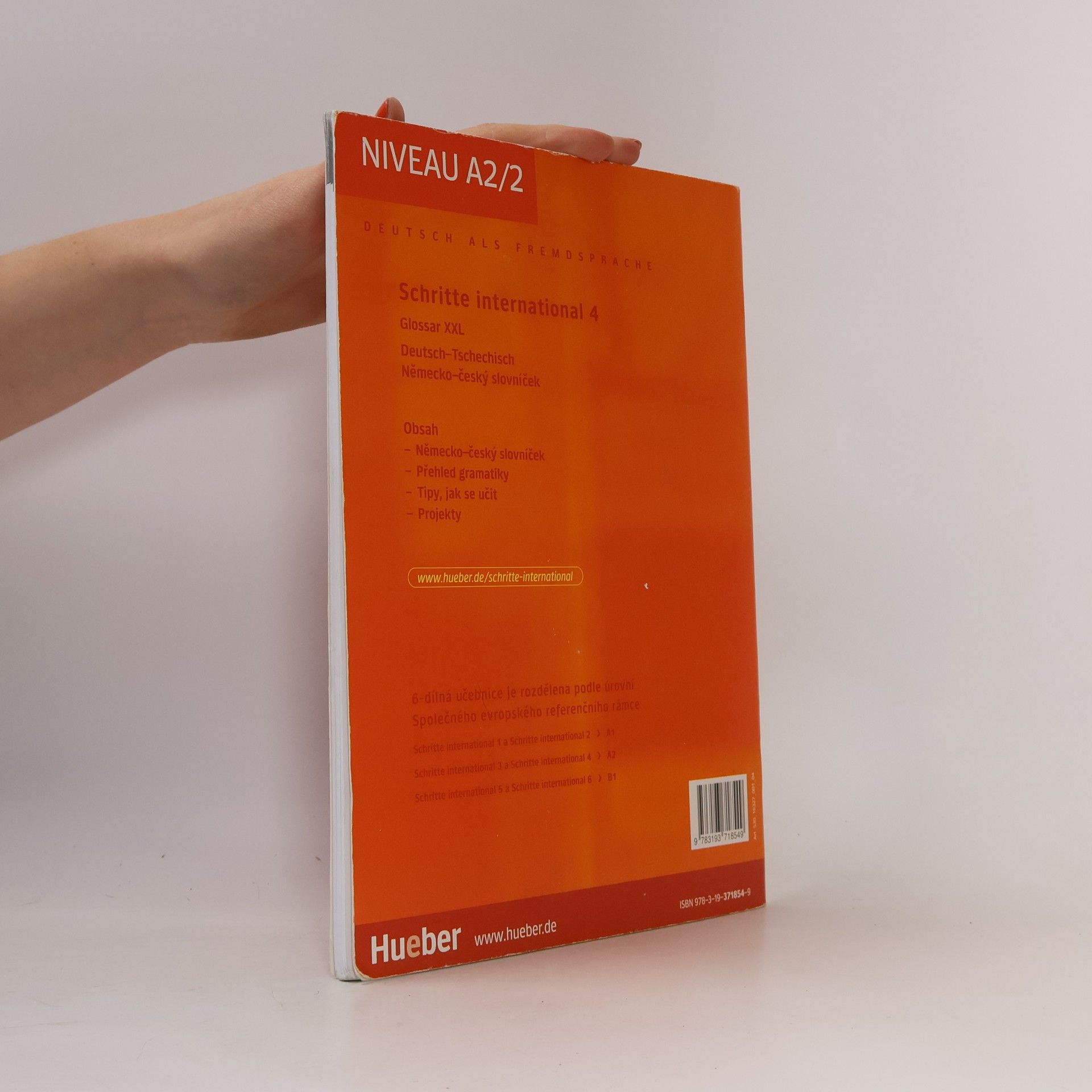 Various authors Schritte international 4 : Glossar XXL : Deutsch-Tschechisch, Německo-český slovníček : Niveau A2