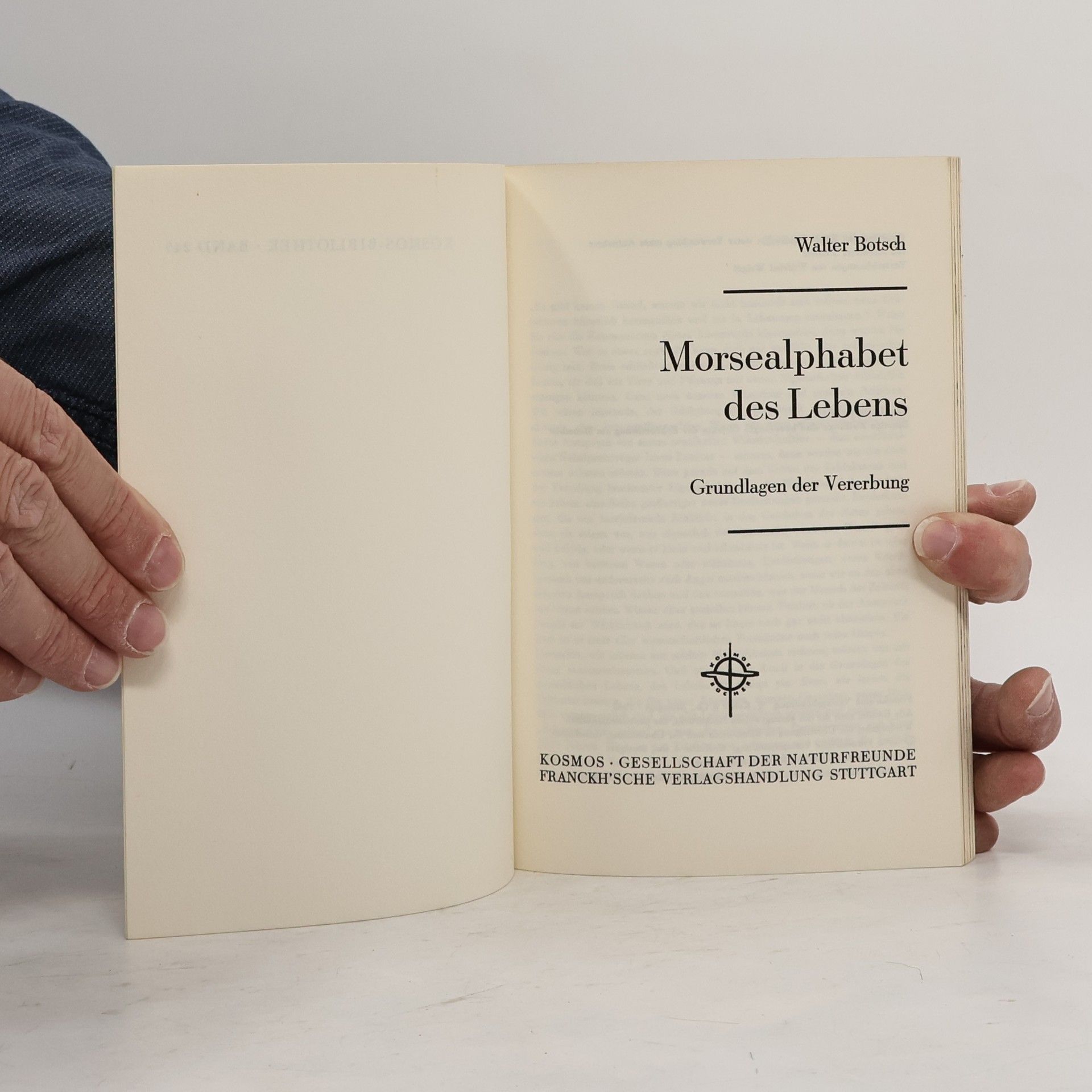 Walter Botsch Morsealphabet des Lebens